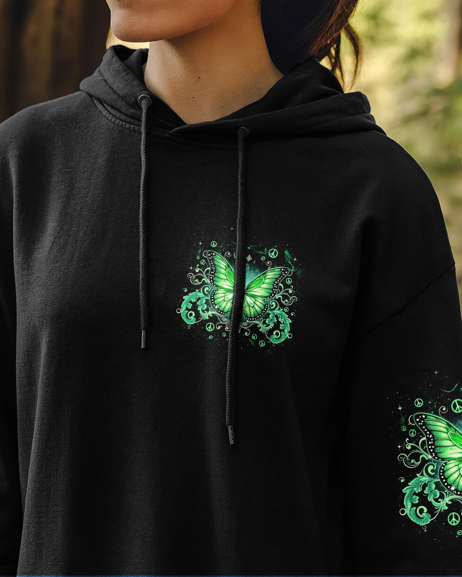 JUST BREATHE BUTTERFLY ALL OVER PRINT - TYQY2803262