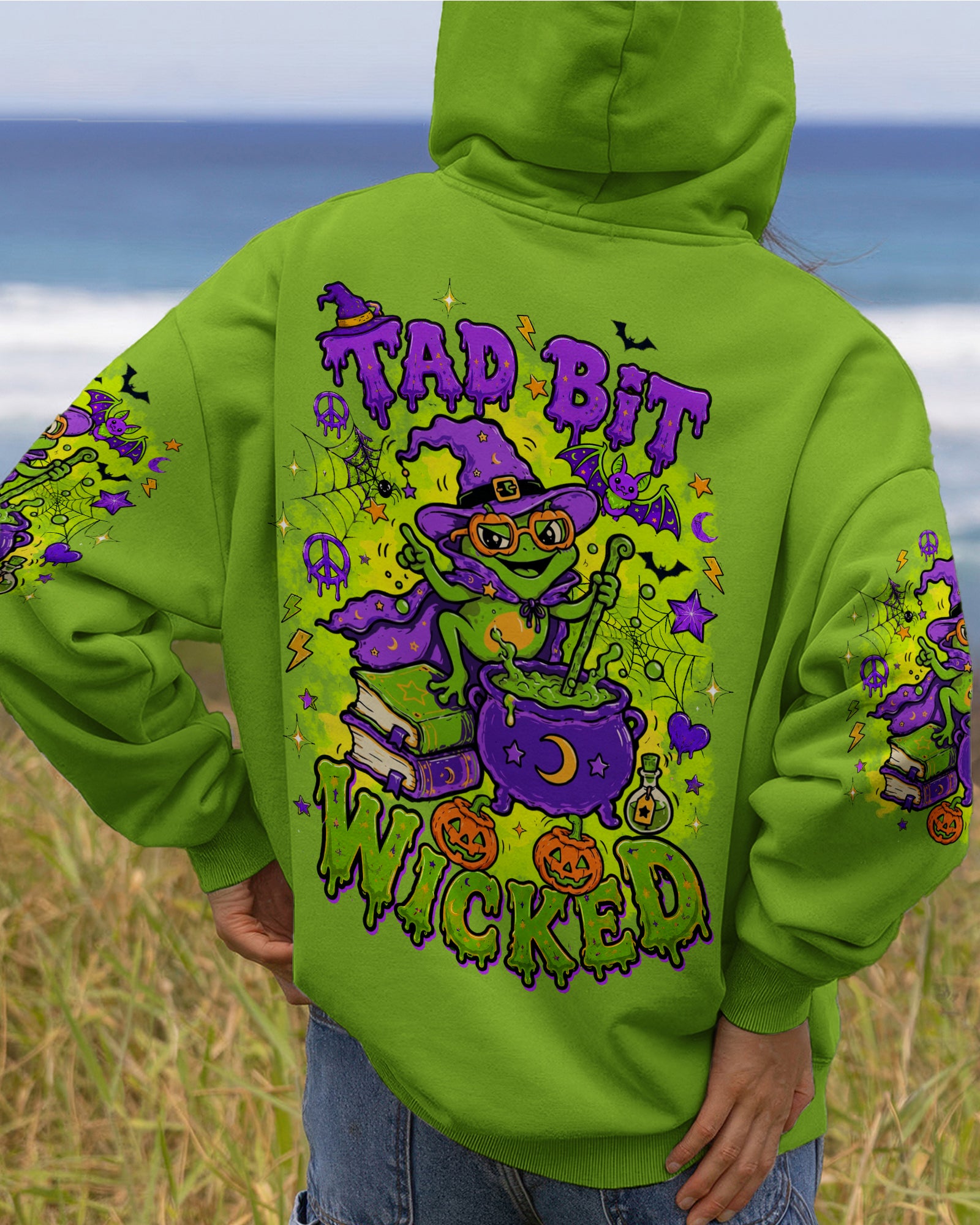 TAD BIT WICKED FROG HALLOWEEN ALL OVER PRINT - TLTW2107261