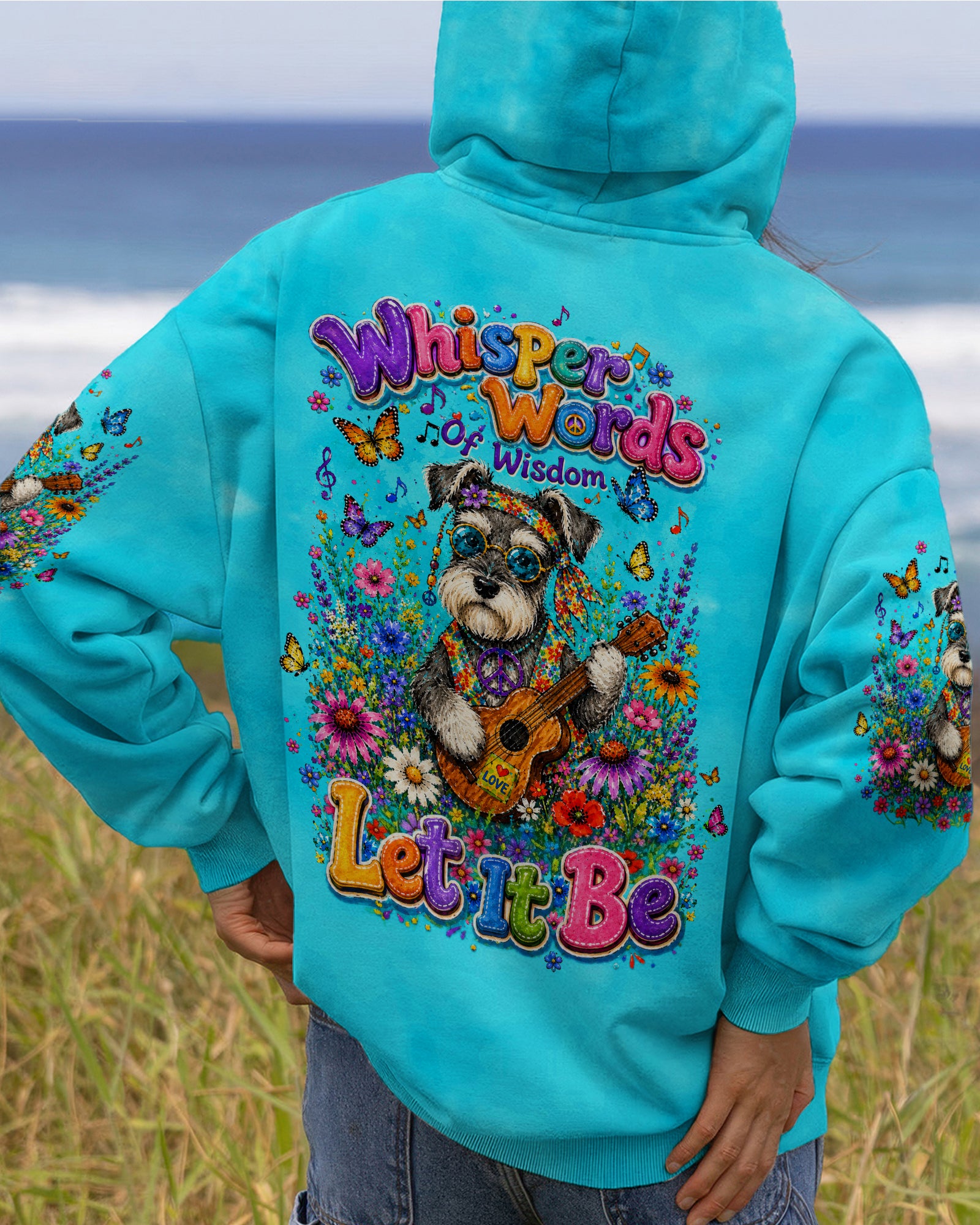 WHISPER WORDS OF WISDOM LET IT BE SCHNAUZER DOG ALL OVER PRINT  - TLTW1405263