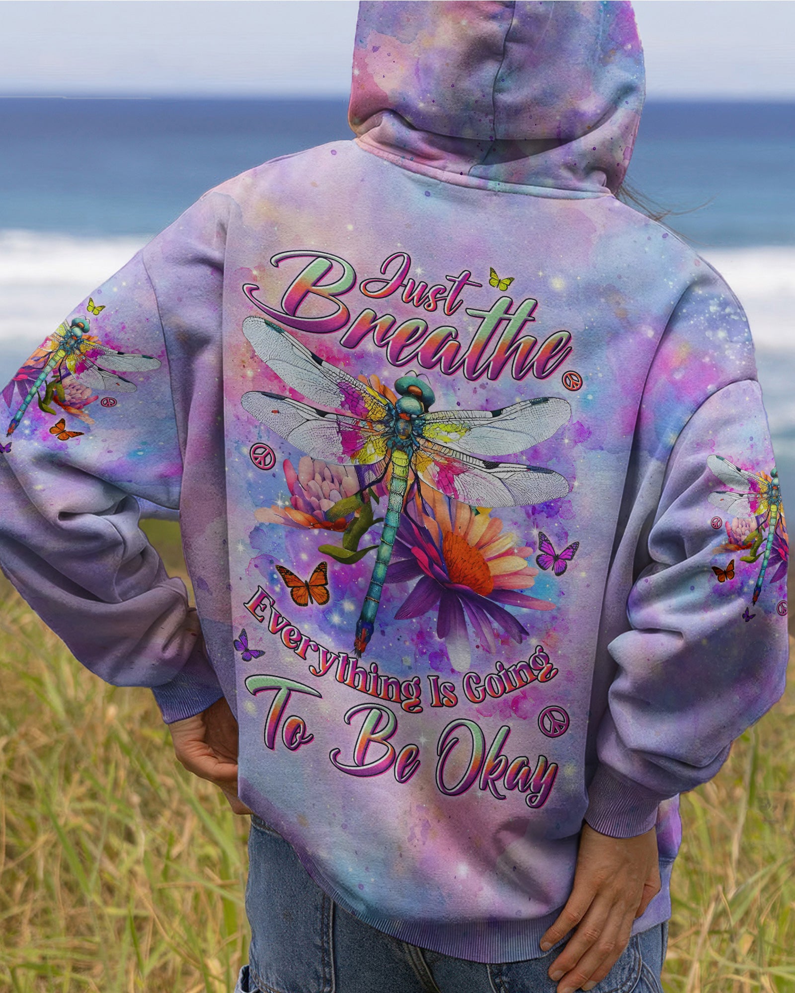 JUST BREATHE DRAGONFLY ALL OVER PRINT - TYLN0904251