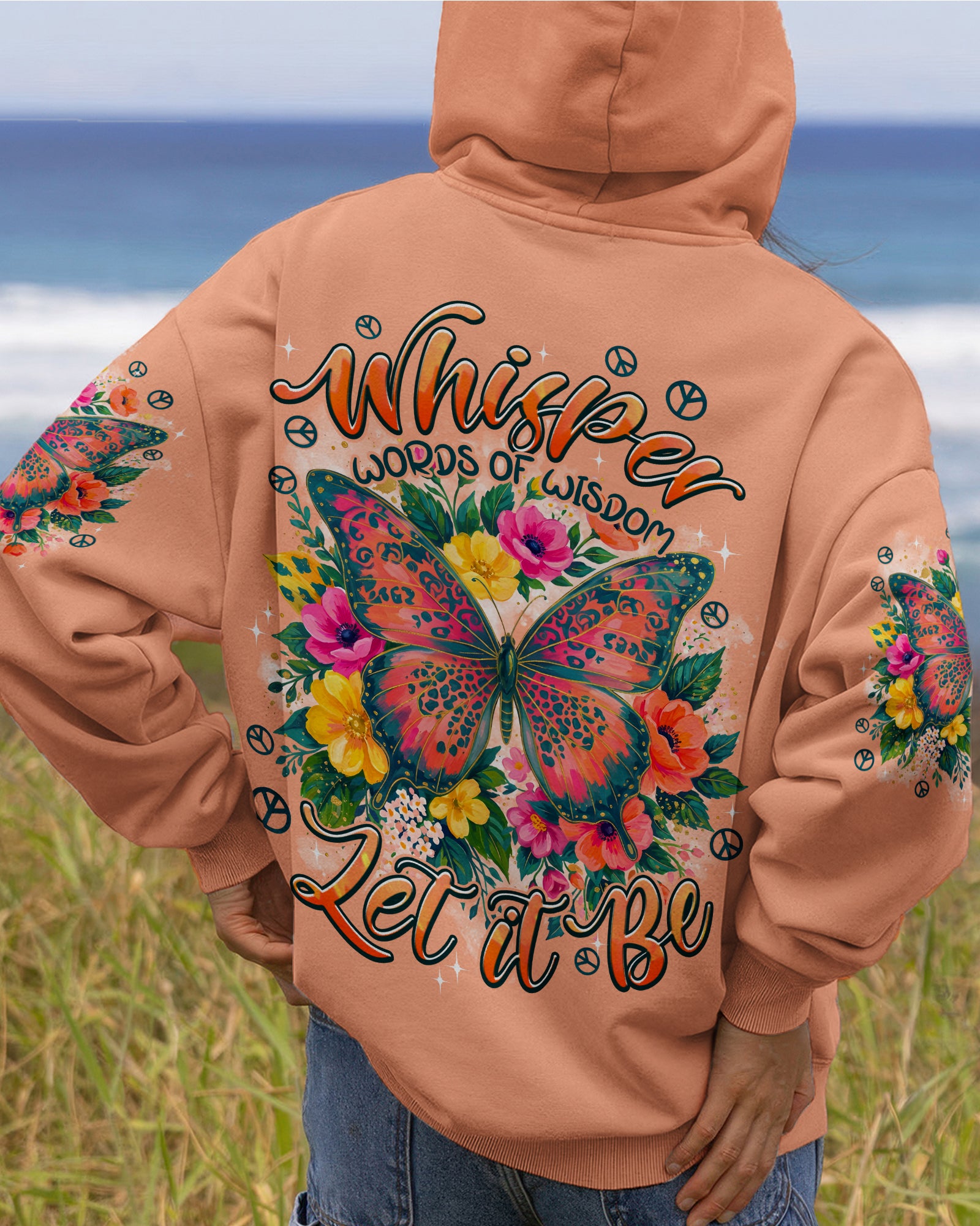 WHISPER WORDS OF WISDOM LET IT BE BUTTERFLY ALL OVER PRINT - TYPQ2207263