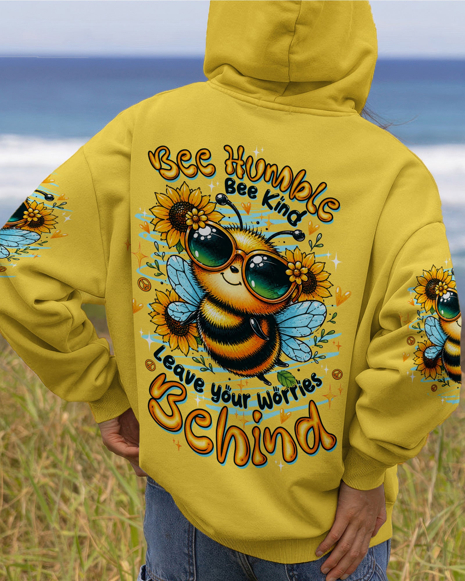 BEE HUMBLE BEE KIND BEE ALL OVER PRINT - TLTW0707264