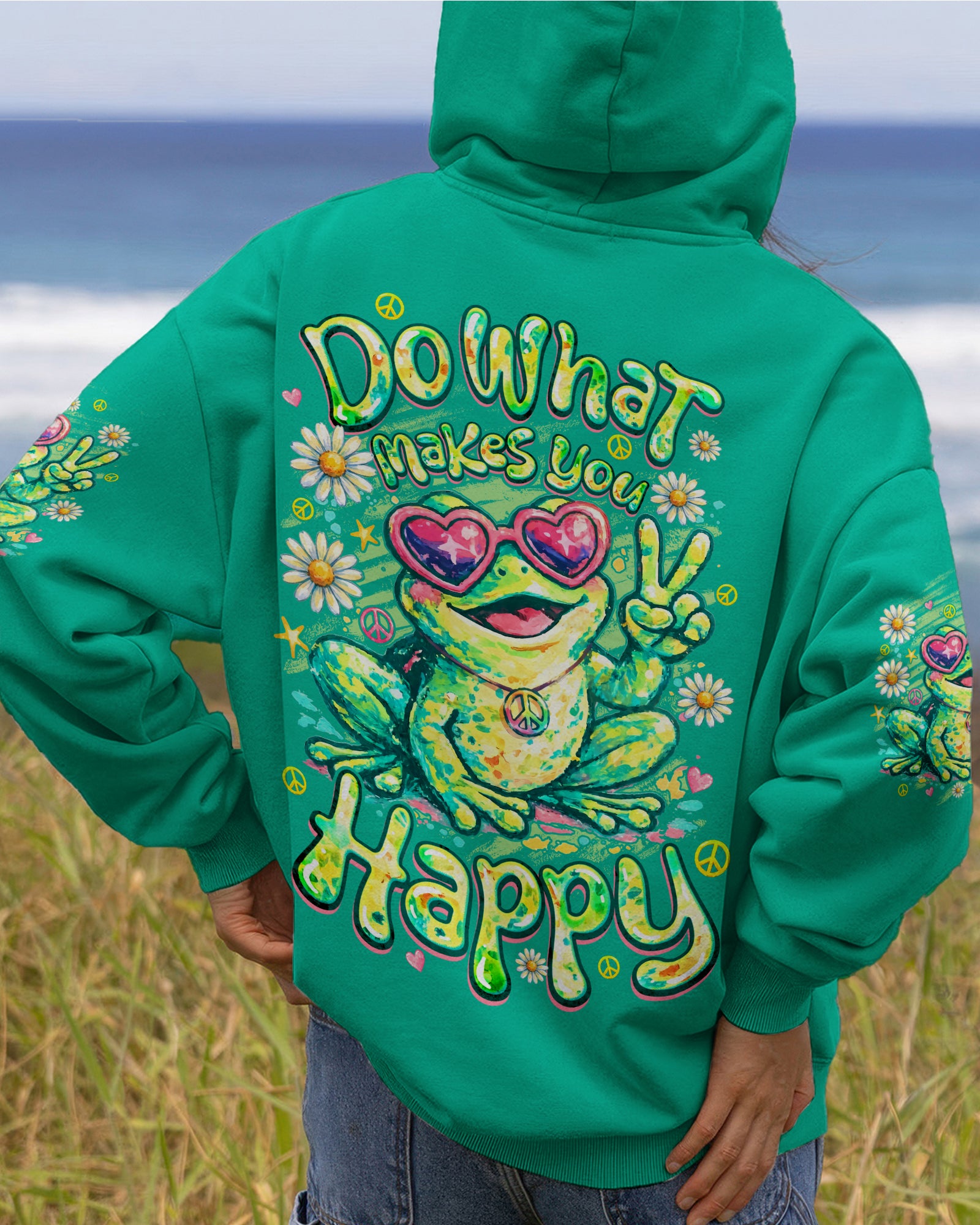 DO WHAT MAKES YOU HAPPY FROG ALL OVER PRINT - TYQY1307262