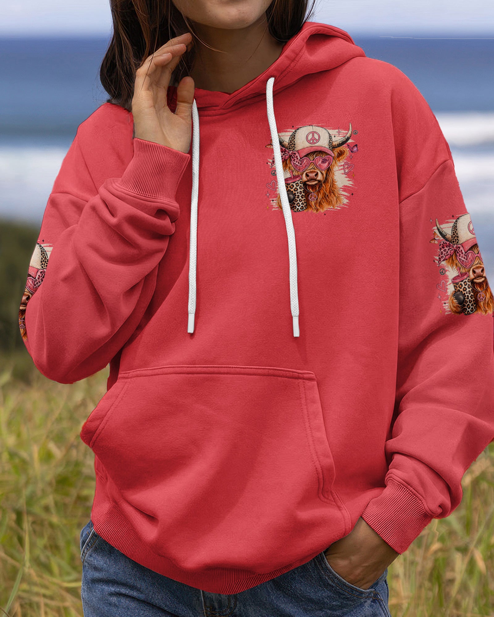 SUCK IT UP BUTTERCUP HIGHLAND COW ALL OVER PRINT - TYLN0608261