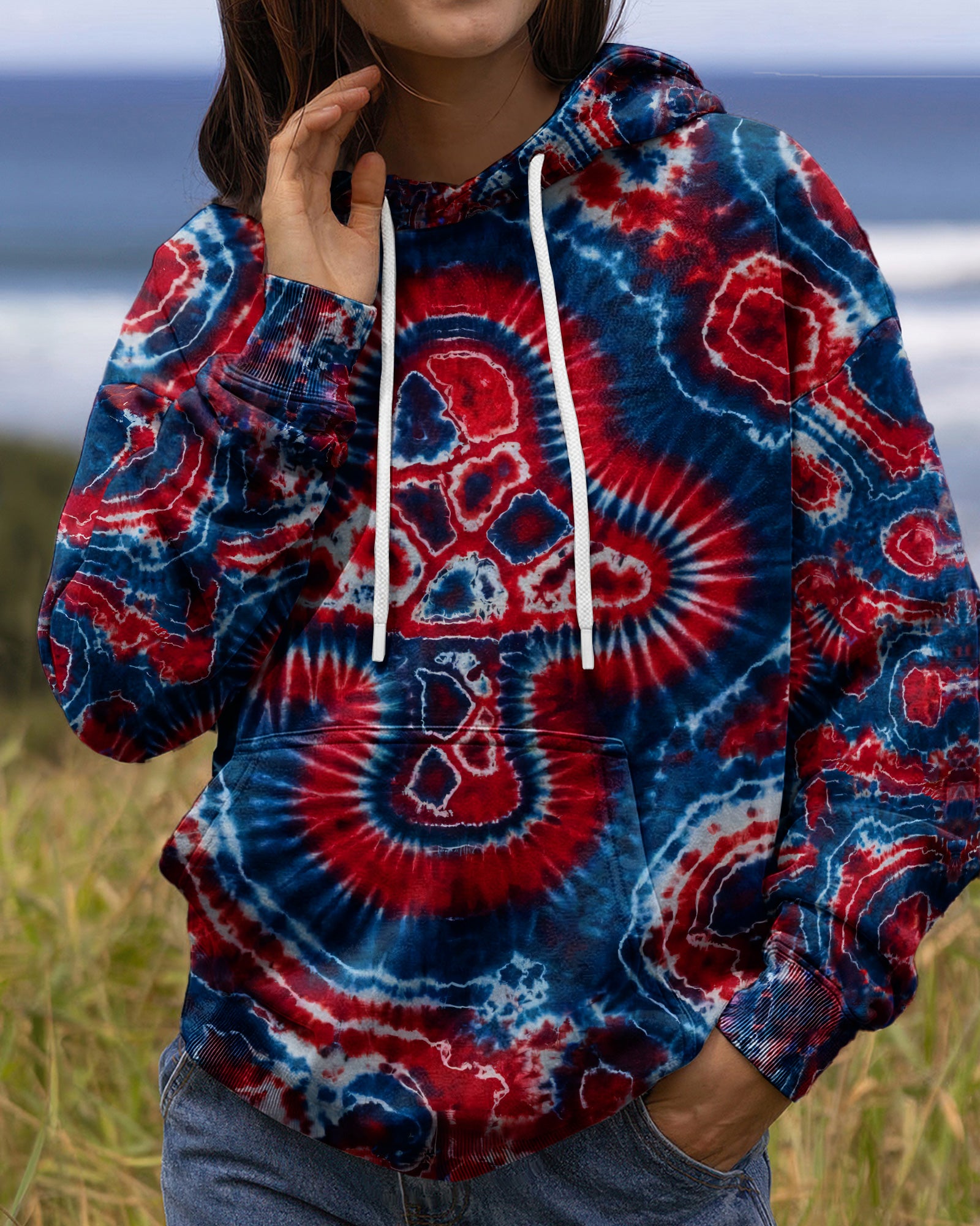 RED WHITE AND BLUE MUSHROOM ALL OVER PRINT - TYPQ0104262