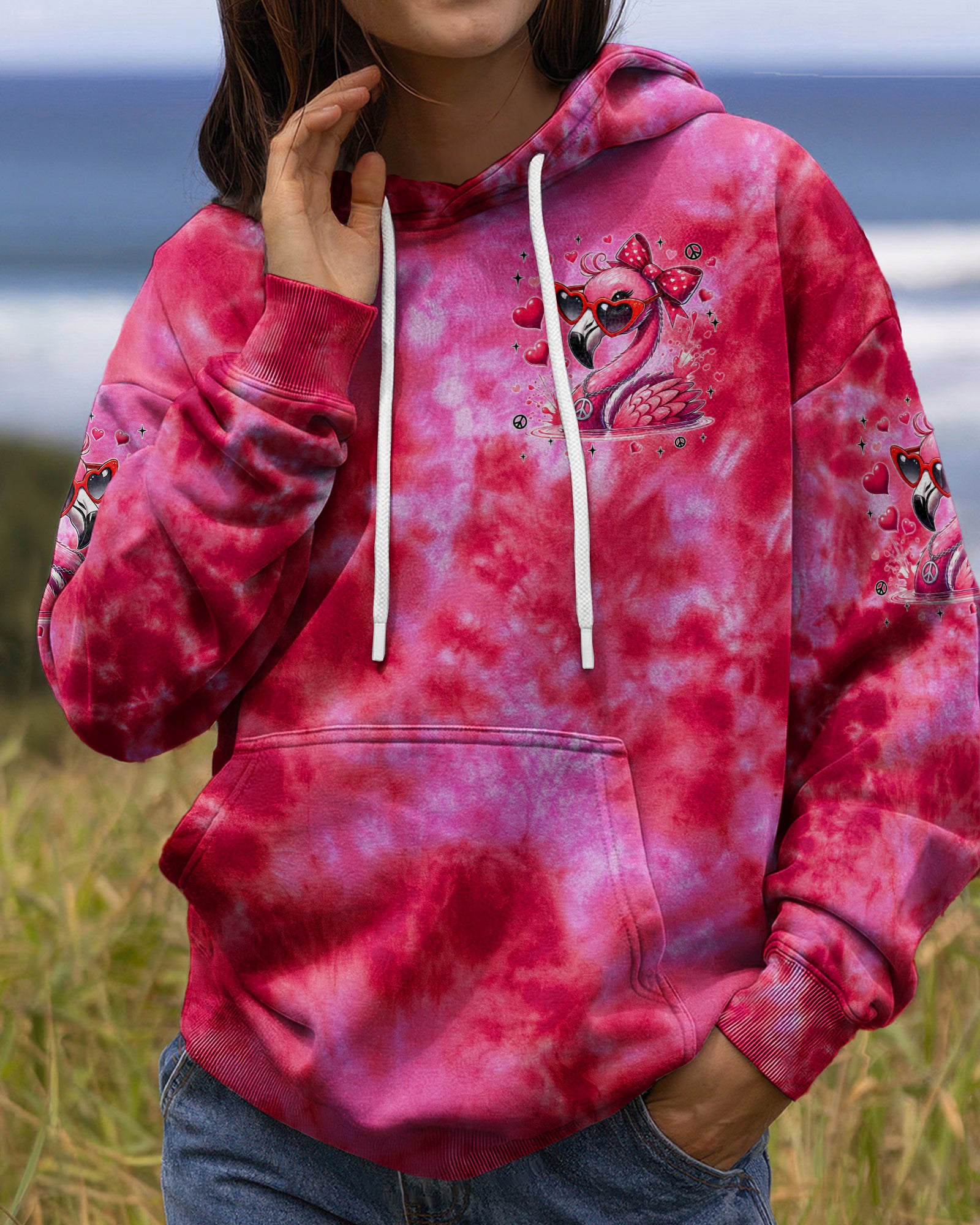 BE FLAMAZING PINK ALL OVER PRINT - TYLN0405261