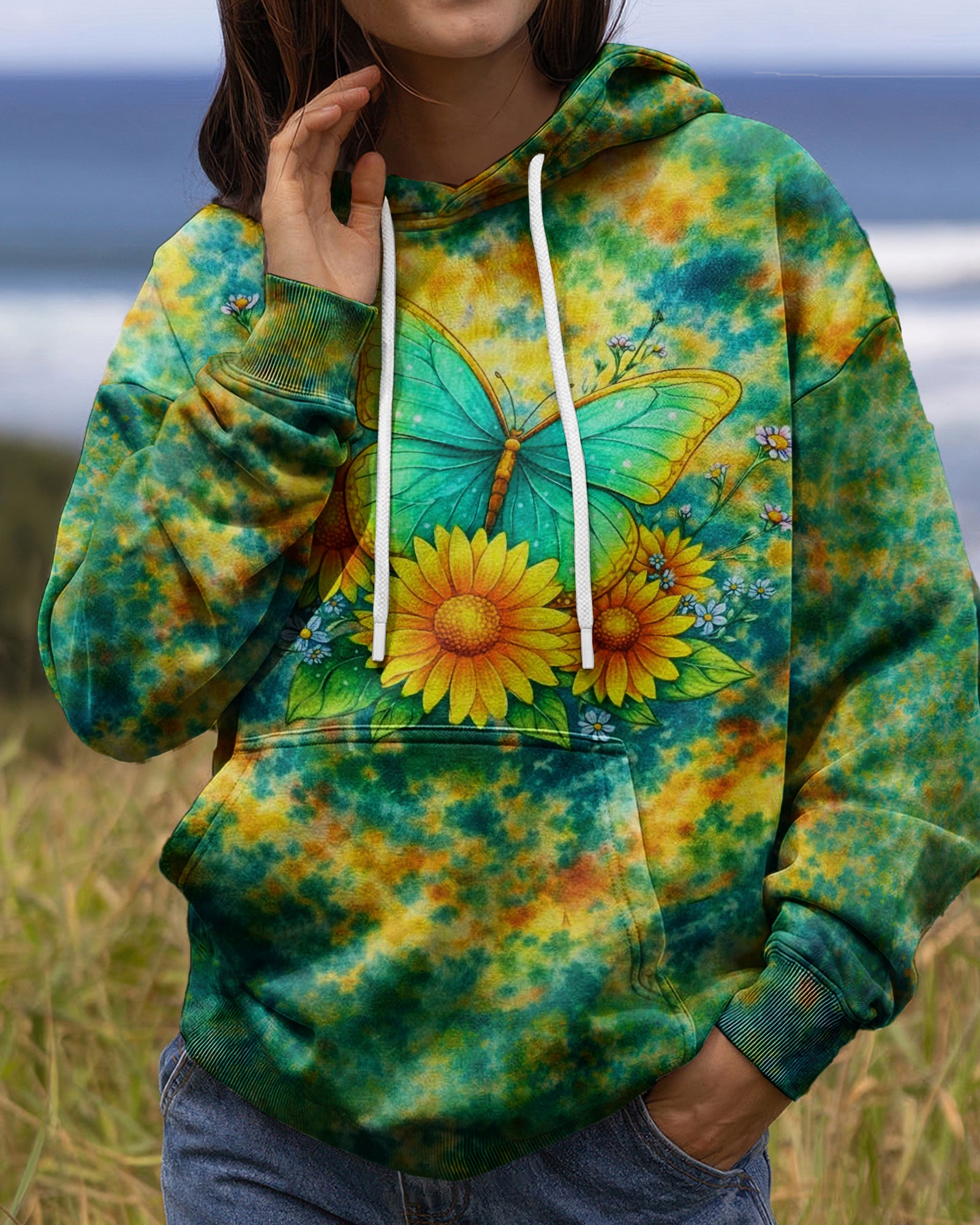 STRONGER THAN THE STORM BUTTERFLY ALL OVER PRINT  - TLNO2803262