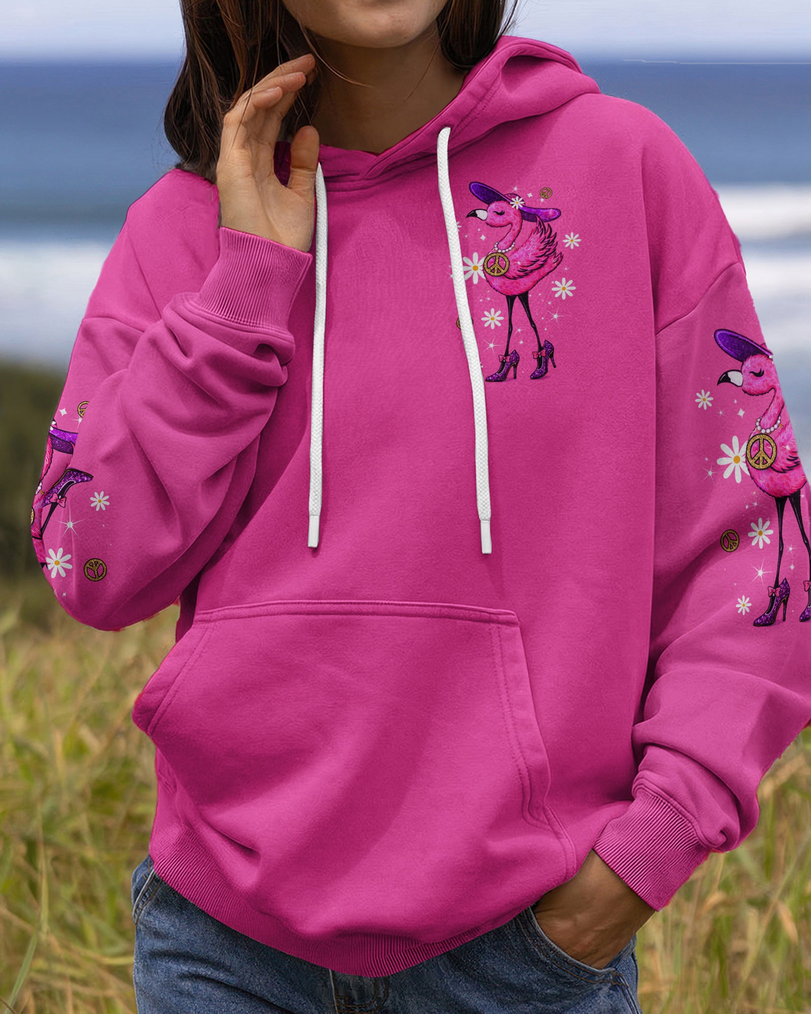 BORN TO STAND OUT FLAMINGO ALL OVER PRINT - TLTW2303261