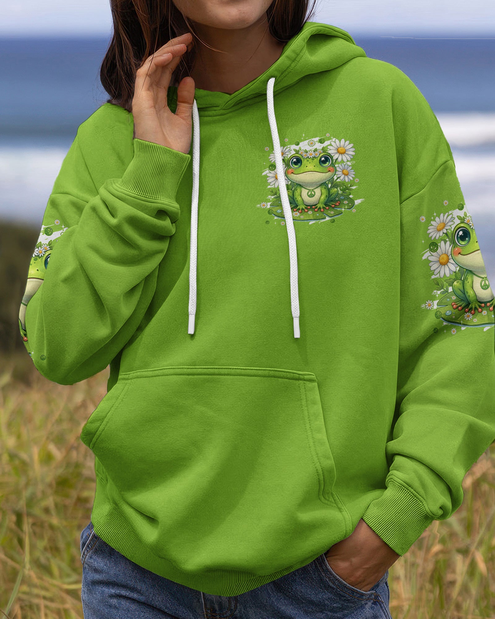 JUST BREATHE FROG ALL OVER PRINT - TYPQ2606261