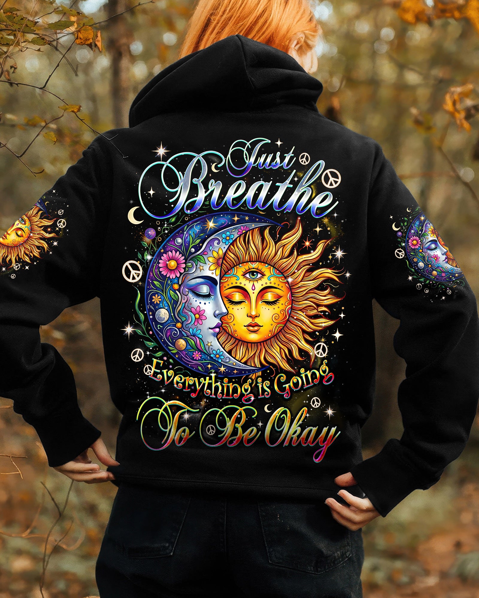 JUST BREATHE SUN AND MOON ALL OVER PRINT - TYQY2104261