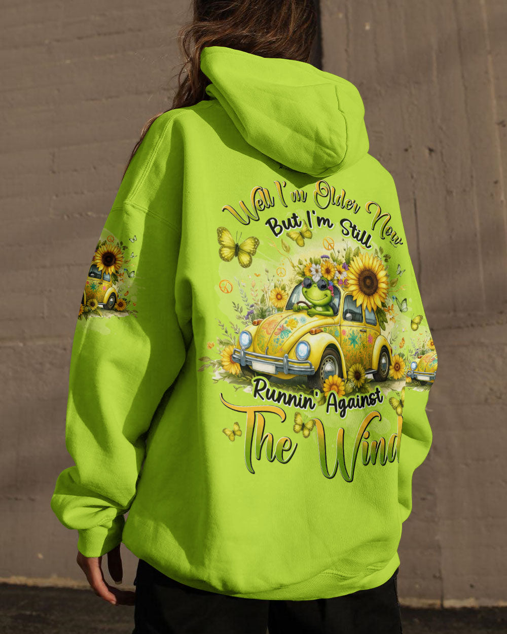 RUNNING AGAINST THE WIND FROG ALL OVER PRINT - TYHI0305243