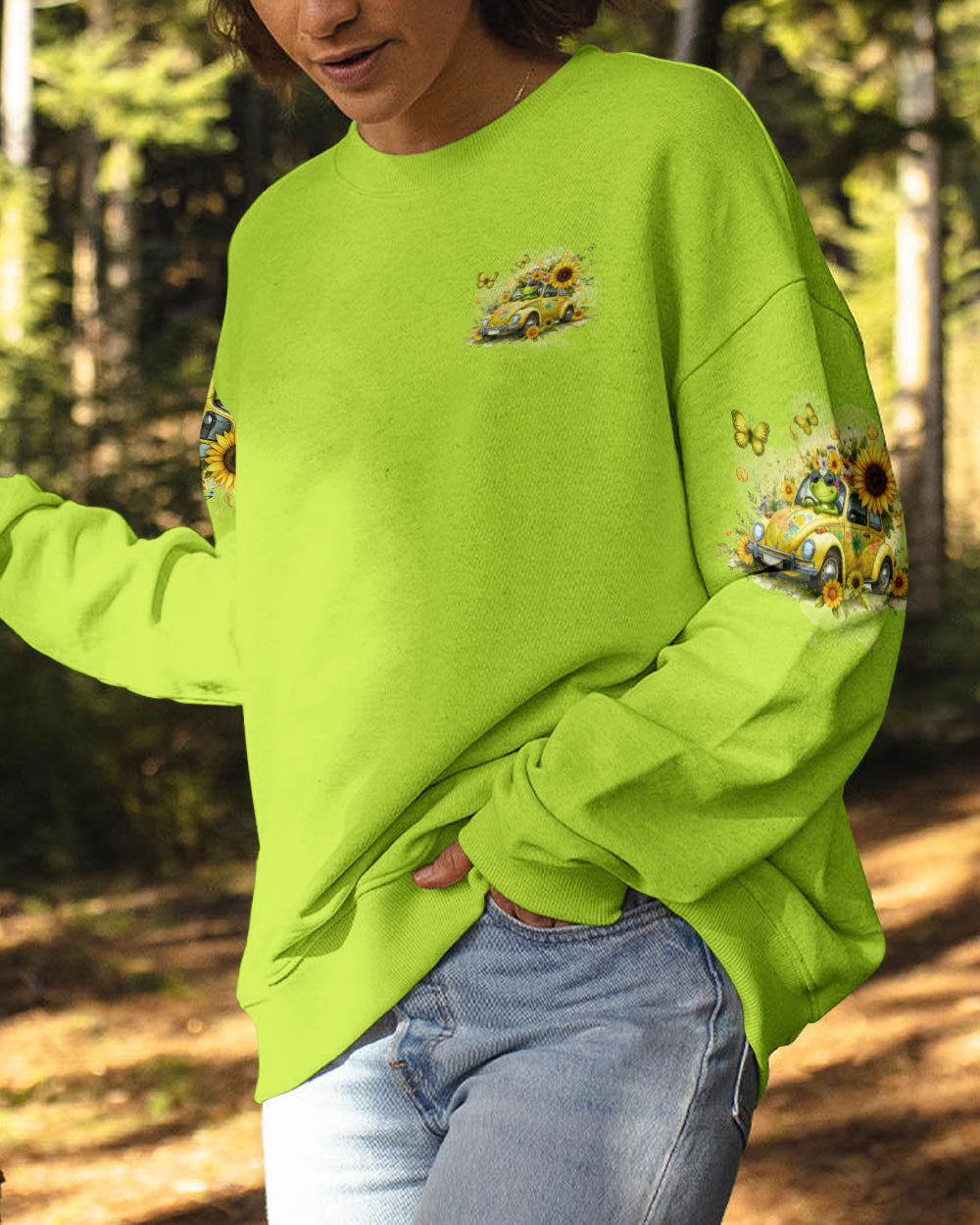 RUNNING AGAINST THE WIND FROG ALL OVER PRINT - TYHI0305243
