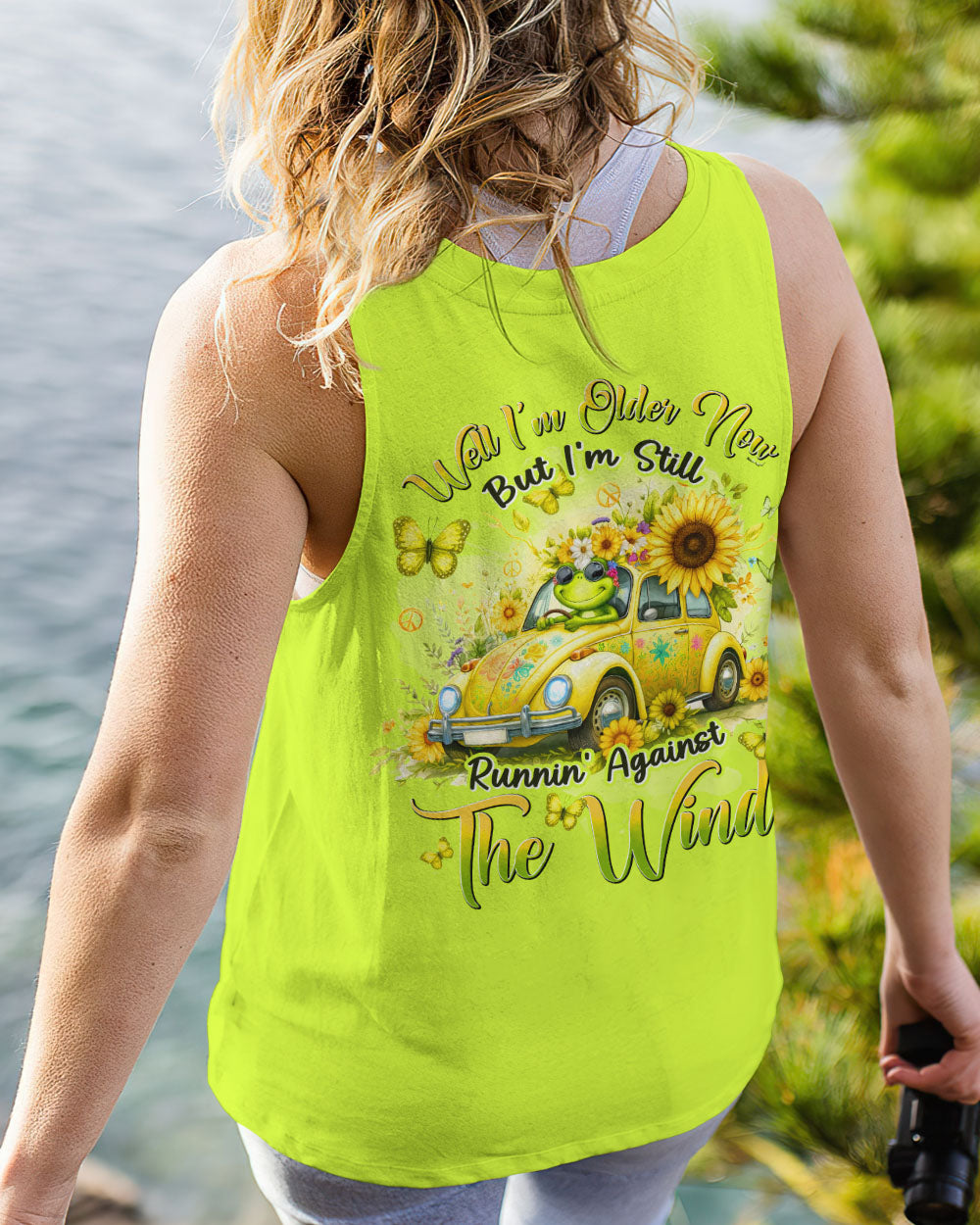 RUNNING AGAINST THE WIND FROG ALL OVER PRINT - TYHI0305243