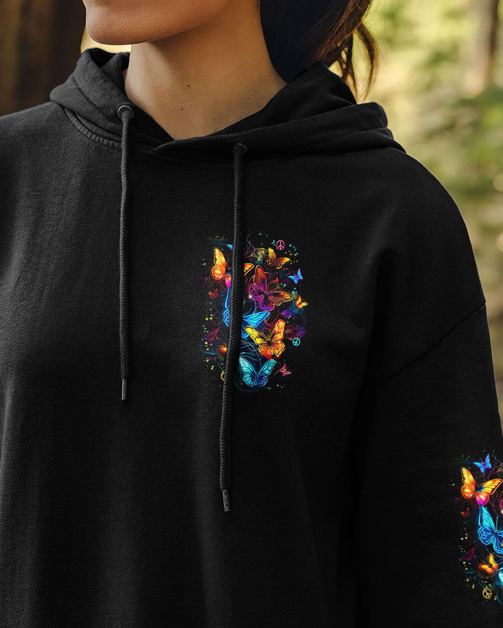 I LISTENED TO MY BUTTERFLIES ALL OVER PRINT - YHDU1202254