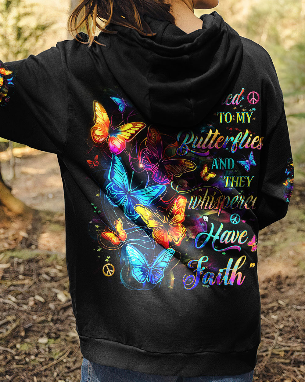 I LISTENED TO MY BUTTERFLIES ALL OVER PRINT - YHDU1202254