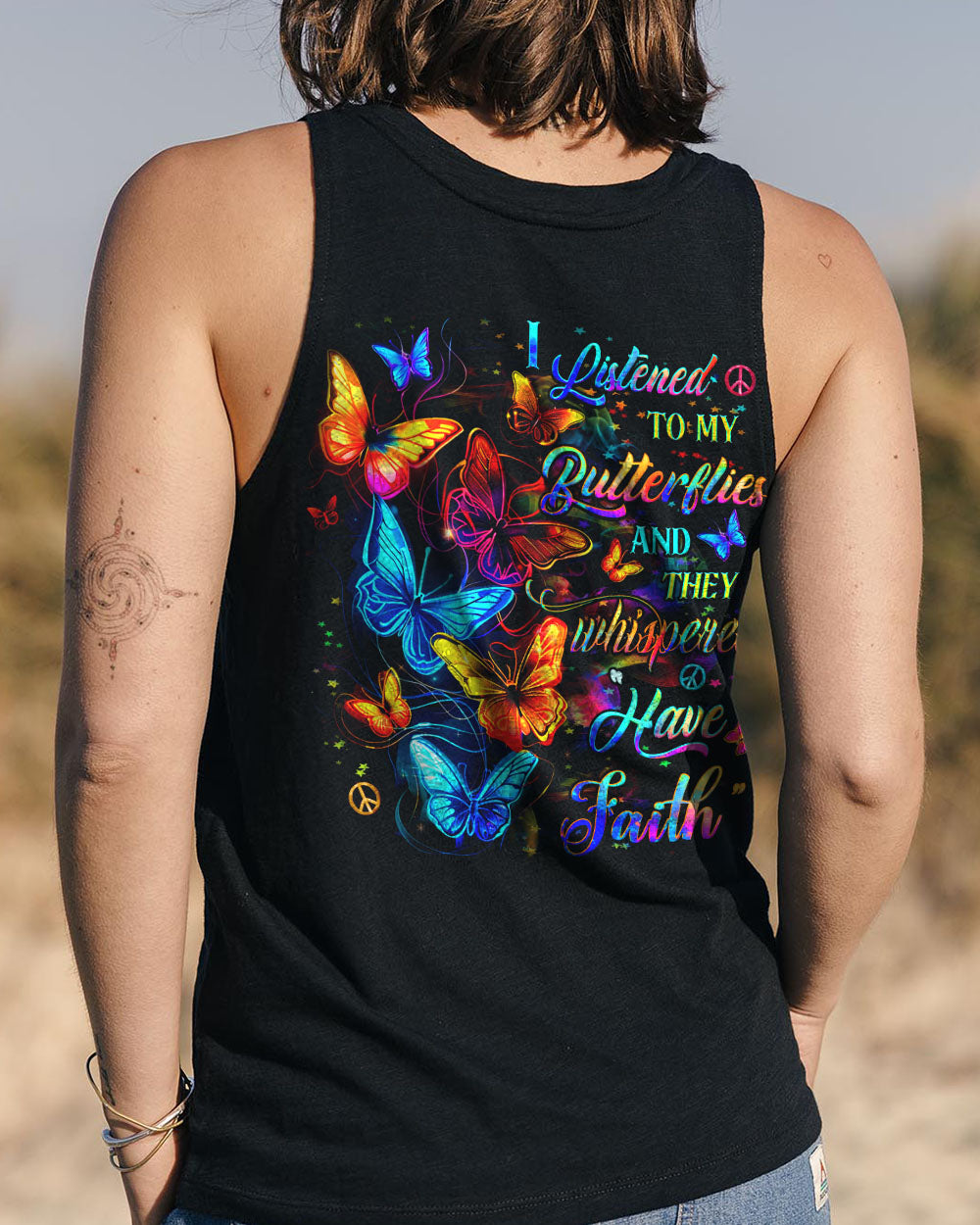 I LISTENED TO MY BUTTERFLIES ALL OVER PRINT - YHDU1202254
