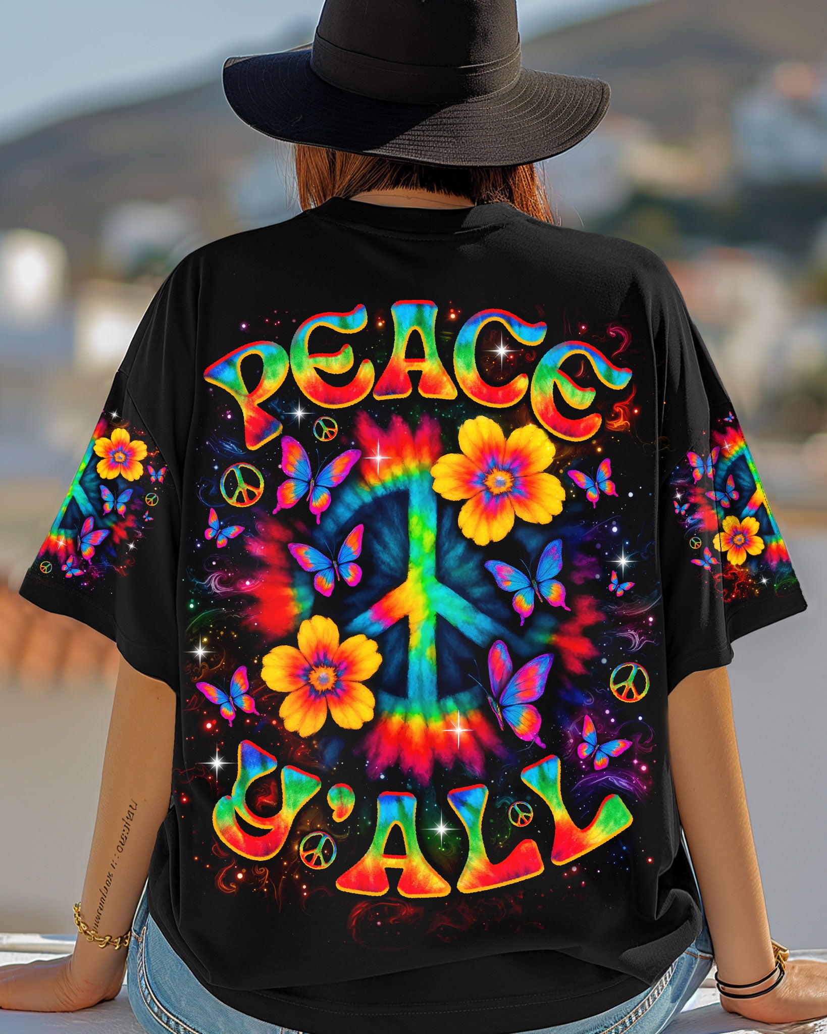 PEACE Y'ALL ALL OVER PRINT - TLNO2205252