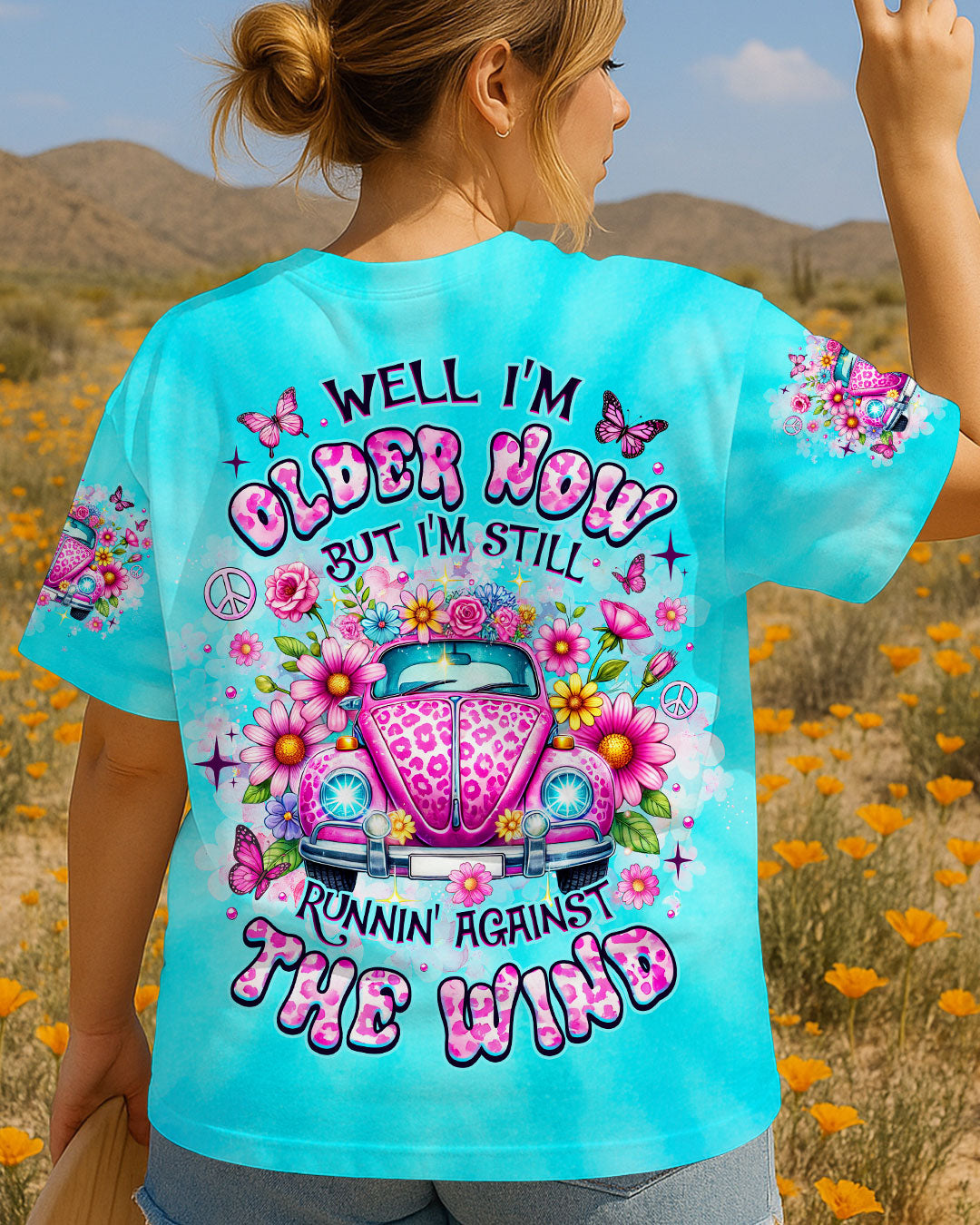 RUNNING AGAINST THE WIND LEOPARD CAR  ALL OVER PRINT - TLNZ1505252