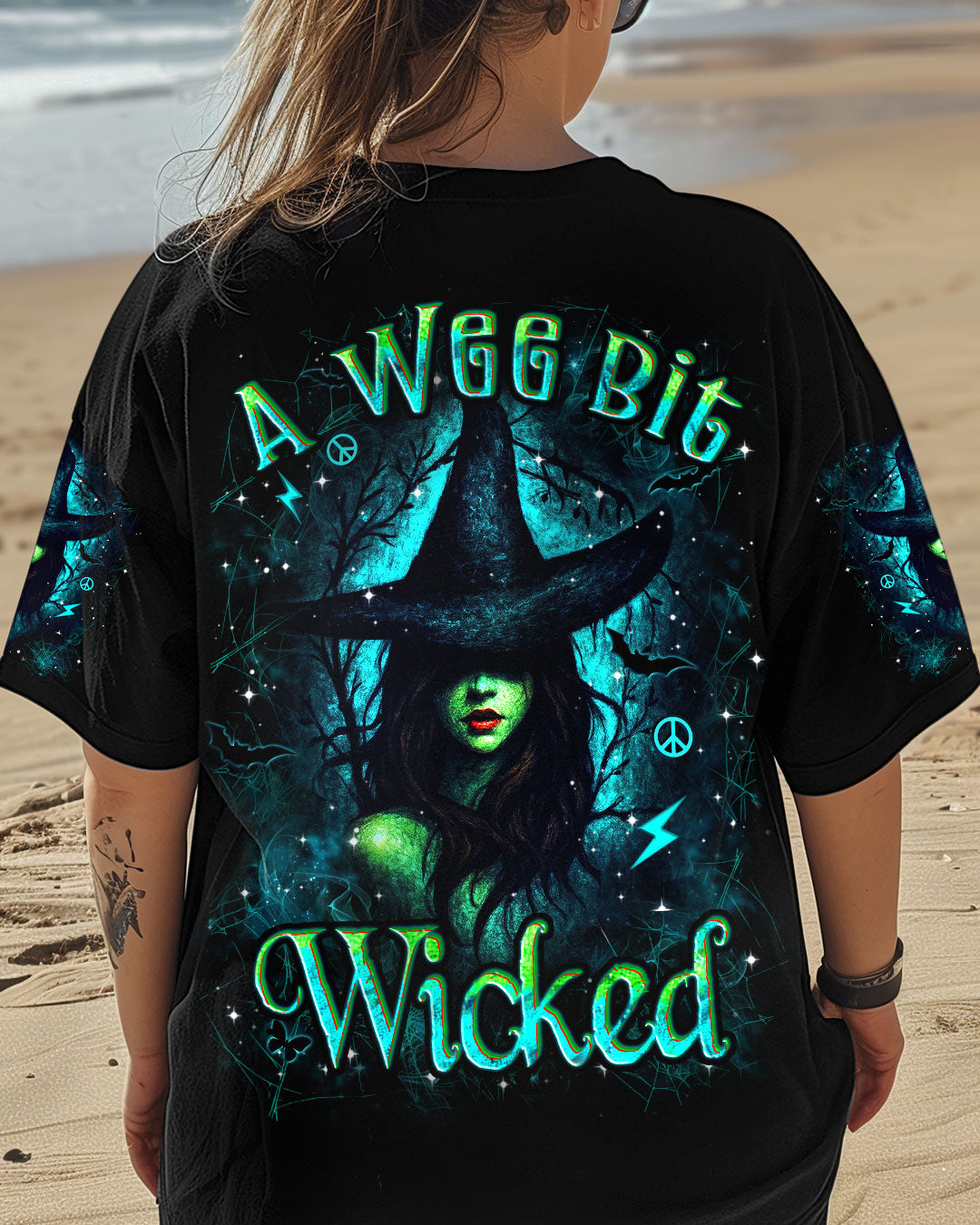 A WEE BIT WICKED HALLOWEEN ALL OVER PRINT - YHHN1108254
