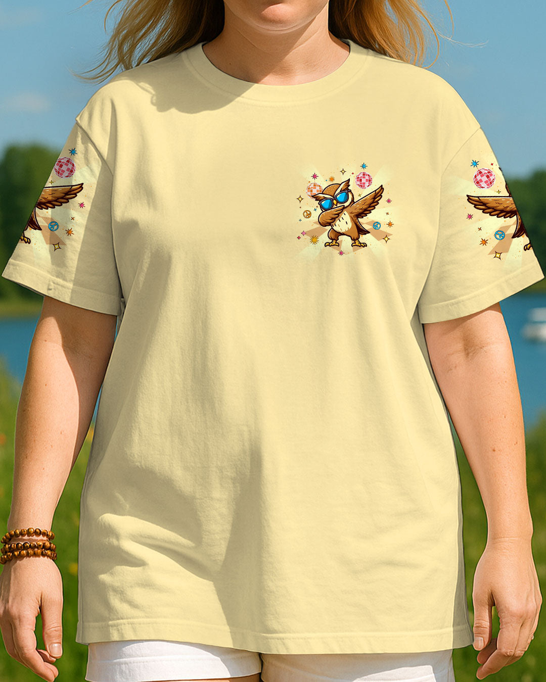 AFTER GOD MADE ME HE SAID OWL ALL OVER PRINT - YHLT0508253