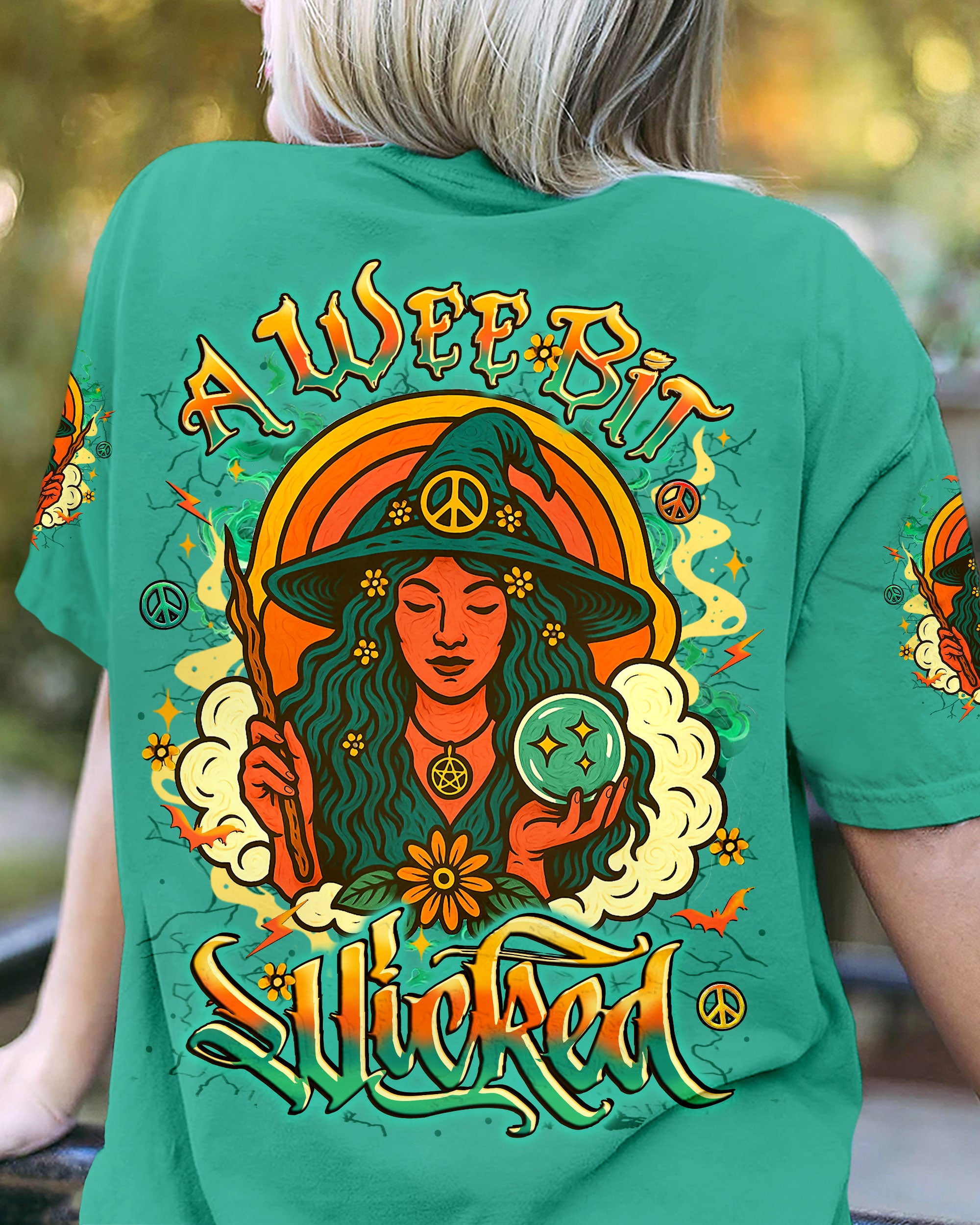 A WEE BIT WICKED HALLOWEEN ALL OVER PRINT - YHLT0605251