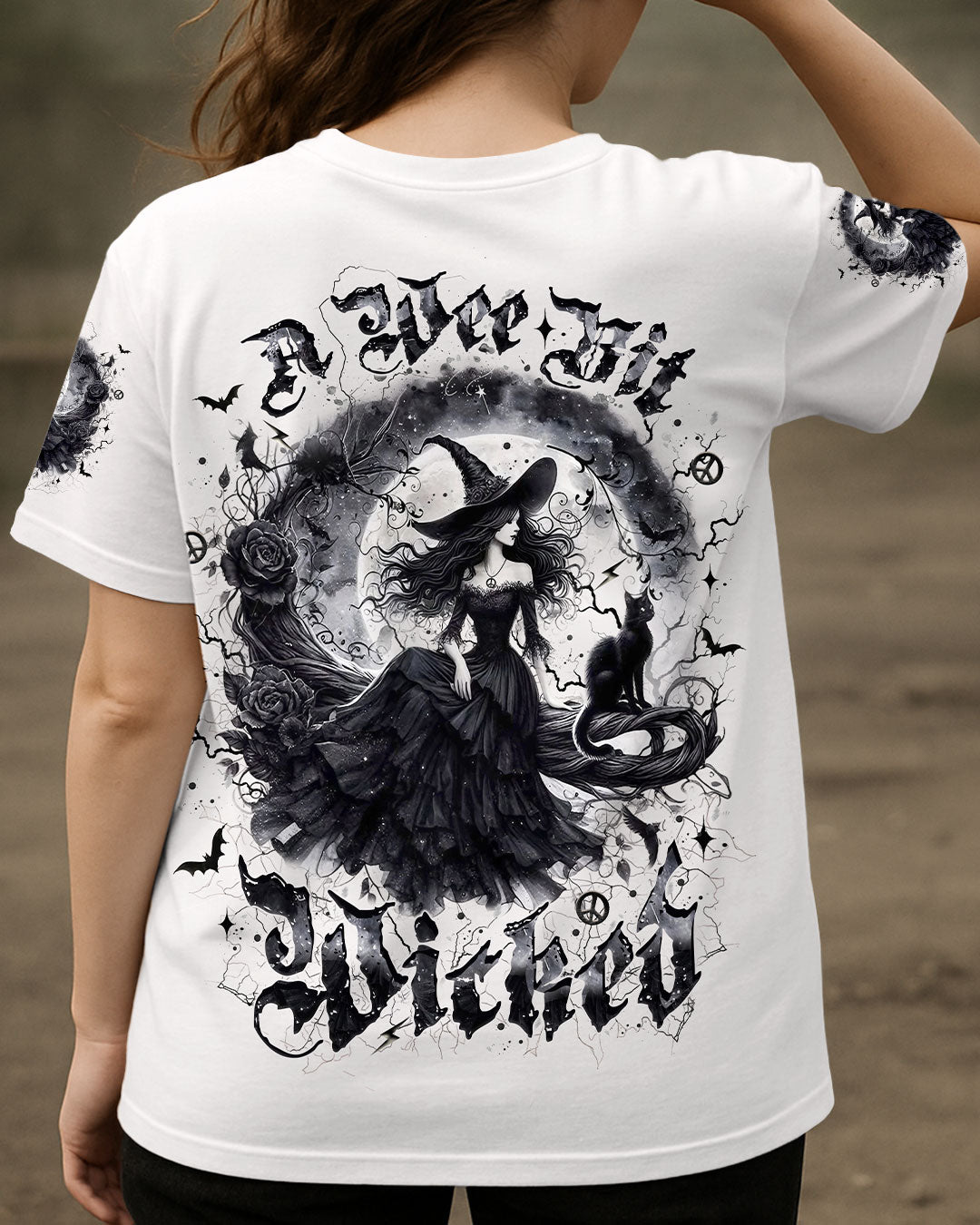 A WEE BIT WICKED HALLOWEEN ALL OVER PRINT - YHLT1206252