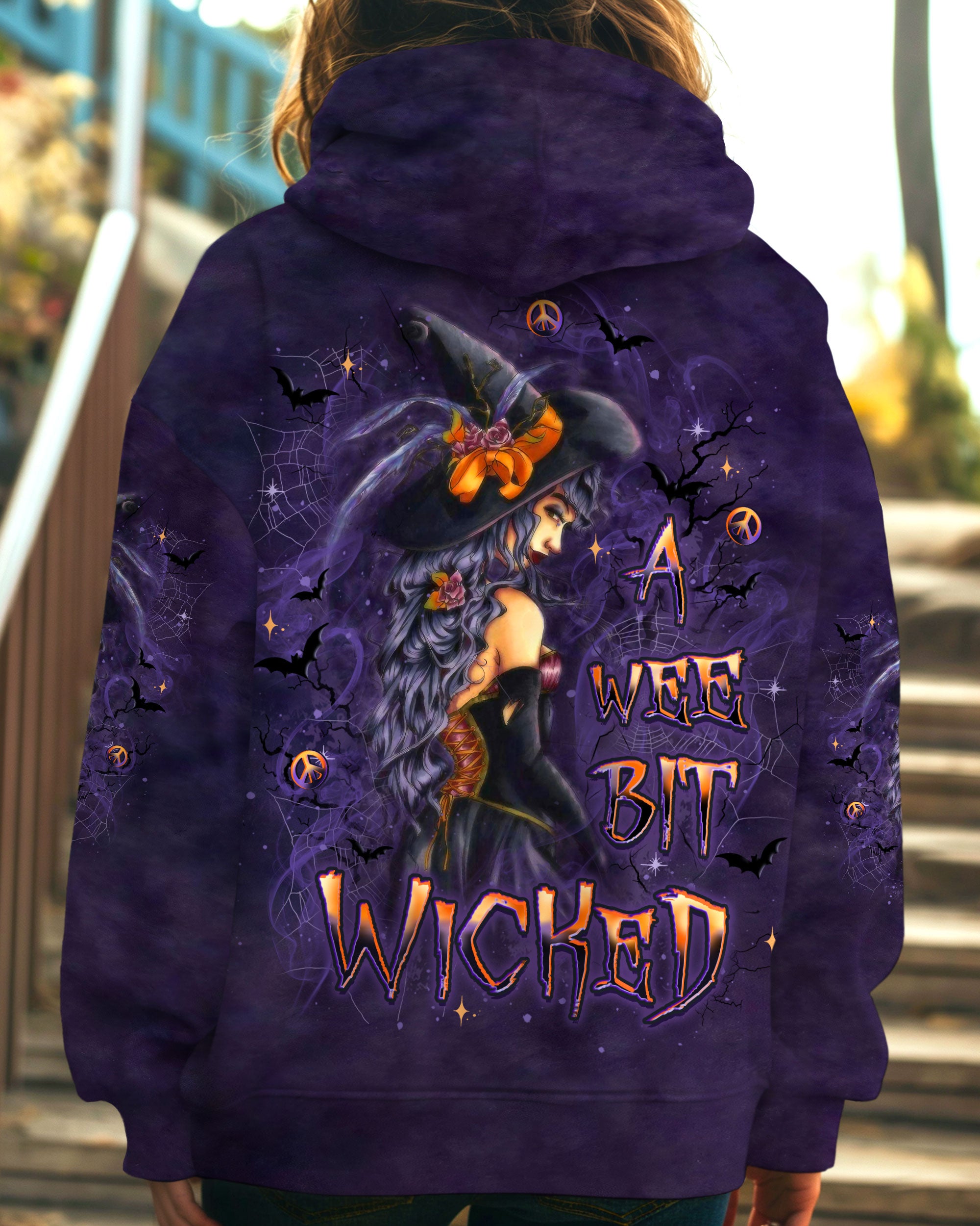 A WEE BIT WICKED HALLOWEEN ALL OVER PRINT - YHLT1208253
