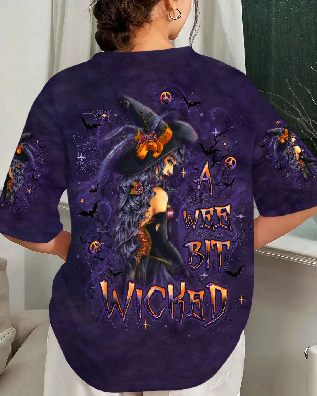 A WEE BIT WICKED HALLOWEEN ALL OVER PRINT - YHLT1208253