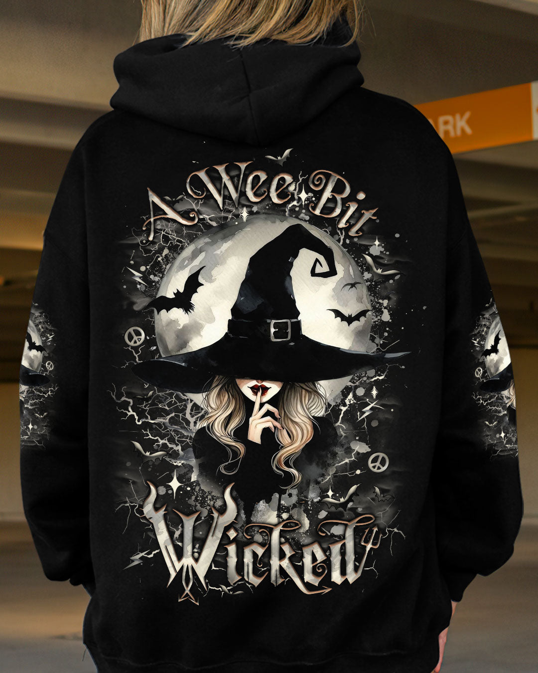 A WEE BIT WICKED HALLOWEEN ALL OVER PRINT - YHLT2506253