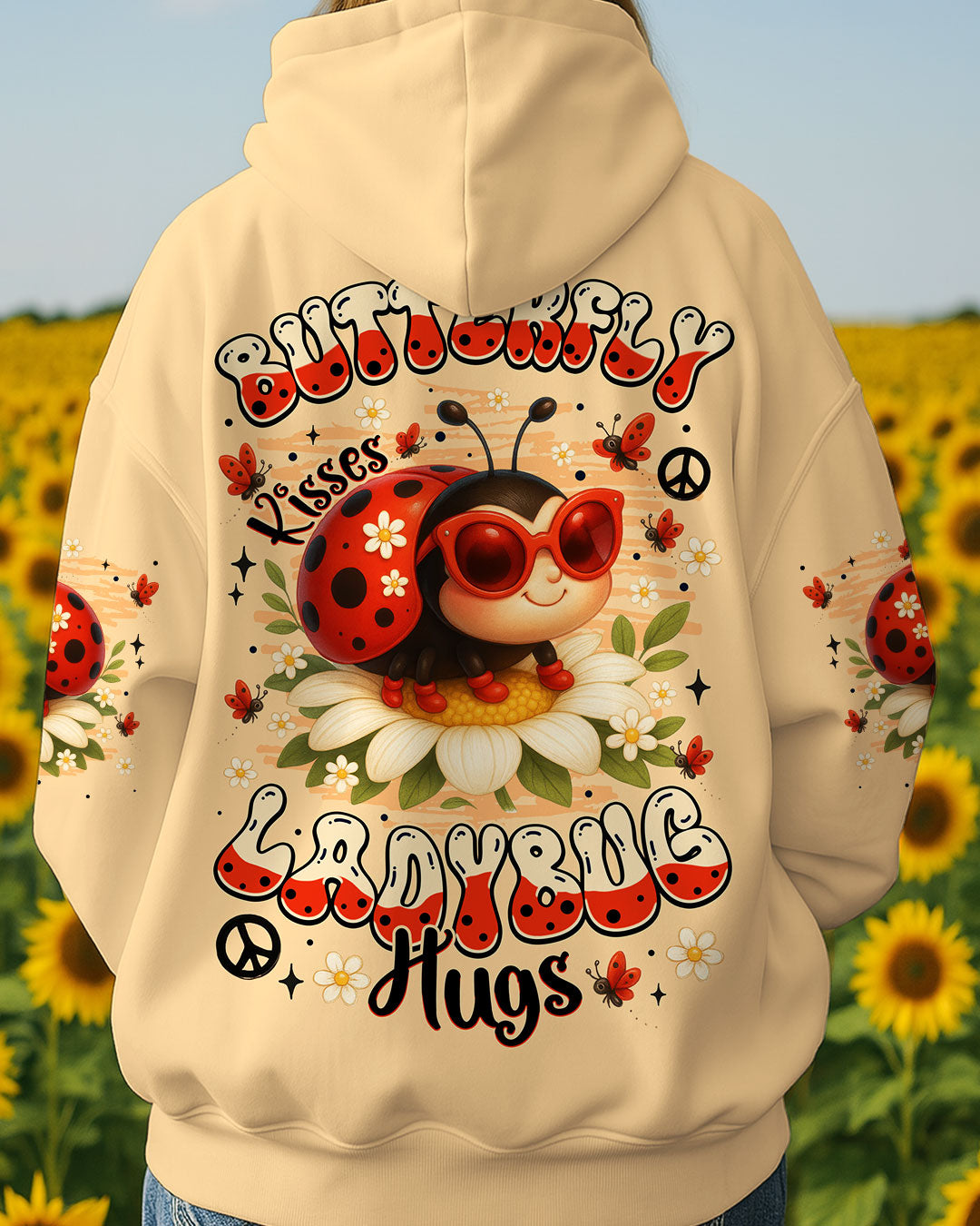 BUTTERFLY KISSES AND LADYBUG HUGS ALL OVER PRINT - TYTM0307253