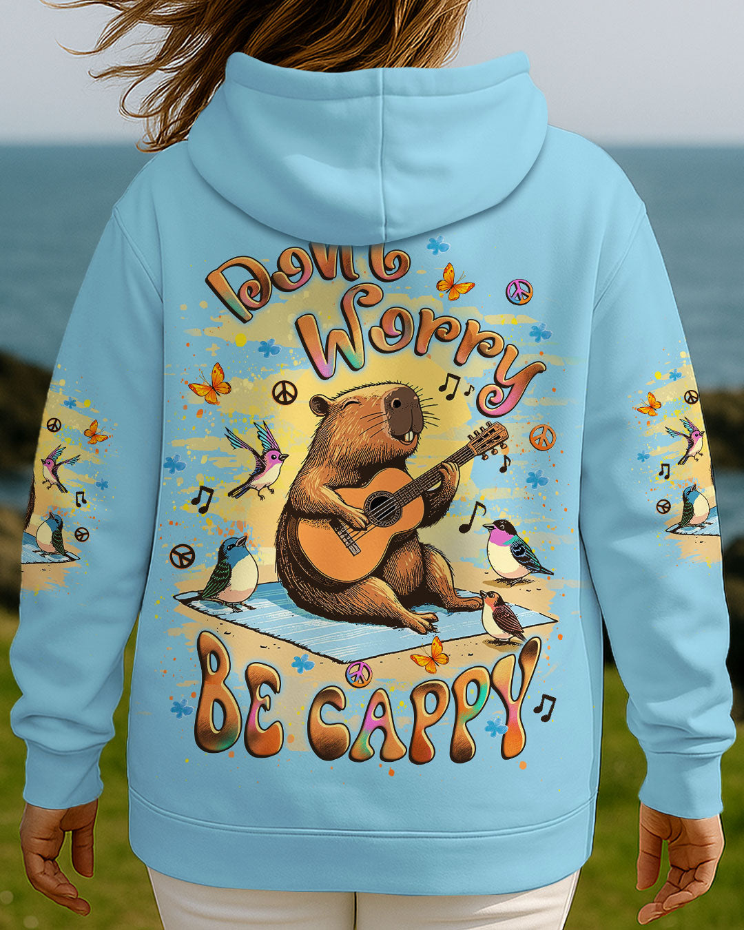 DON'T WORRY BE CAPPY ALL OVER PRINT - YHLT2306251