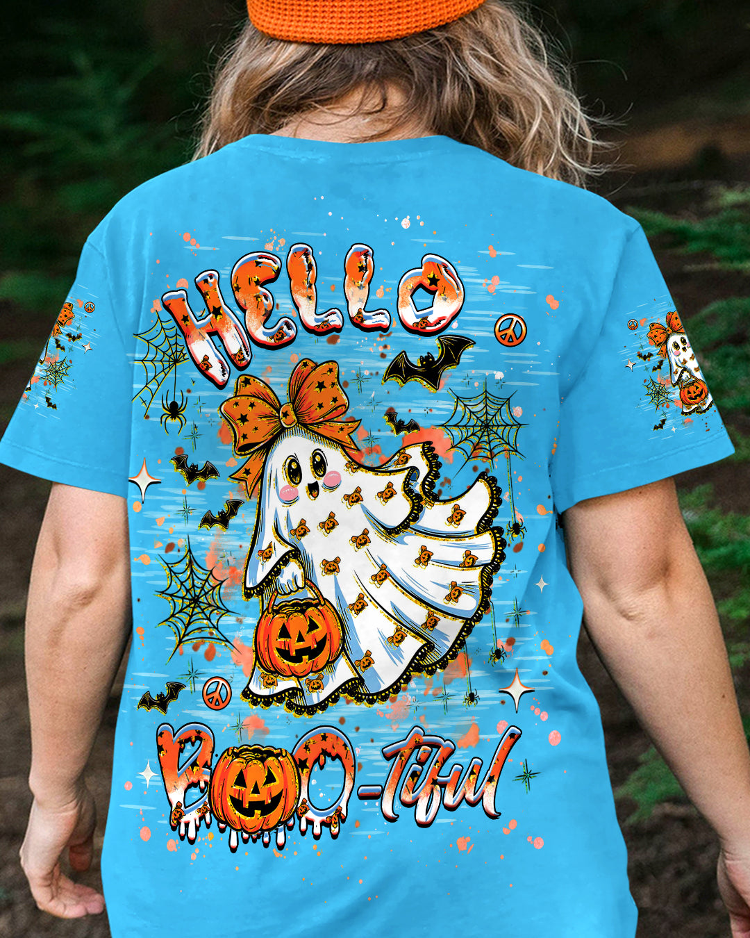 HELLO BOOTIFUL HALLOWEEN ALL OVER PRINT - YHHG1408252