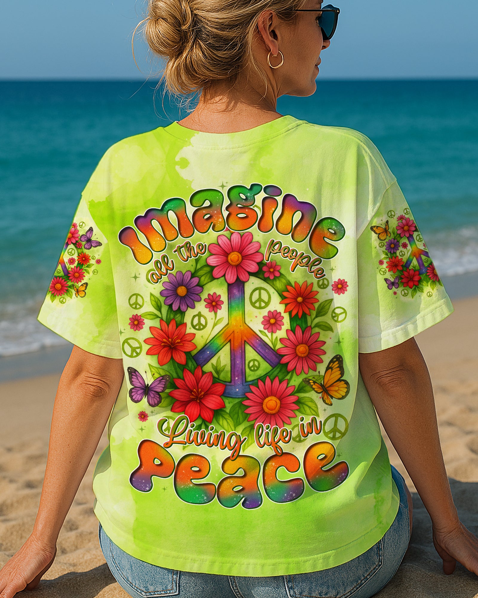 IMAGINE ALL THE PEOPLE LIVING LIFE IN PEACE ALL OVER PRINT - TYTD2406251