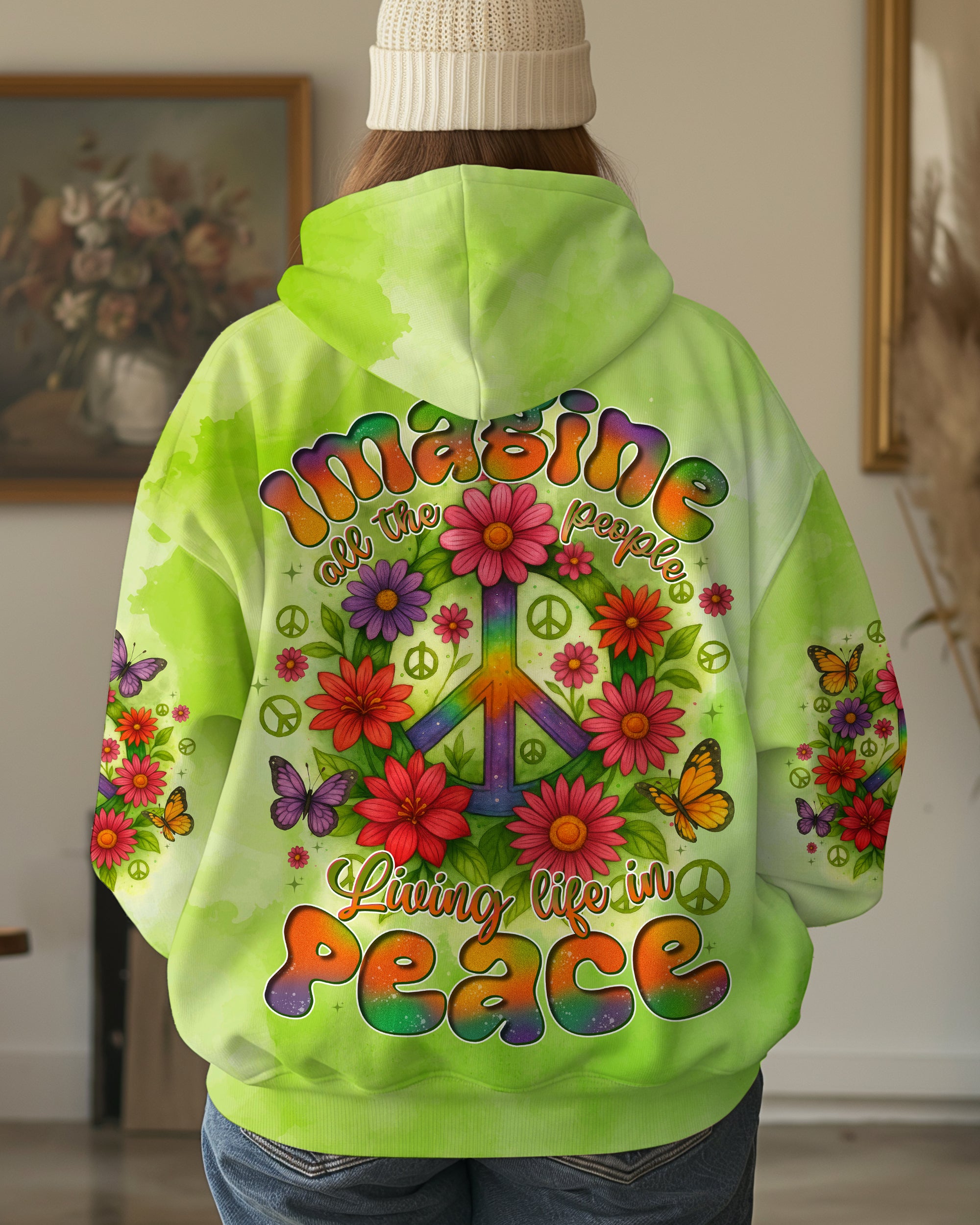 IMAGINE ALL THE PEOPLE LIVING LIFE IN PEACE ALL OVER PRINT - TYTD2406251