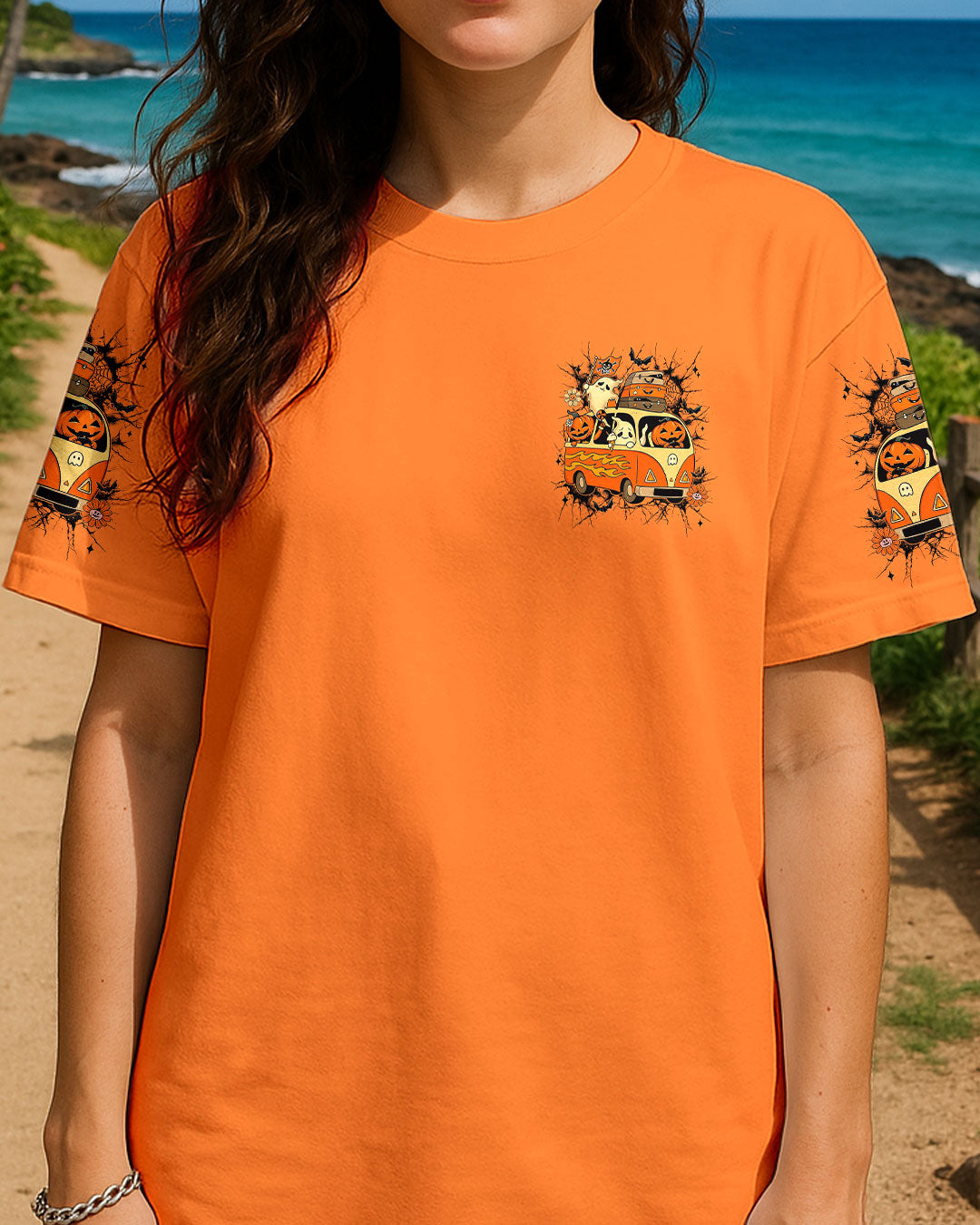 LET'S GO GHOULS BOO HALLOWEEN ALL OVER PRINT - YHLN0708253