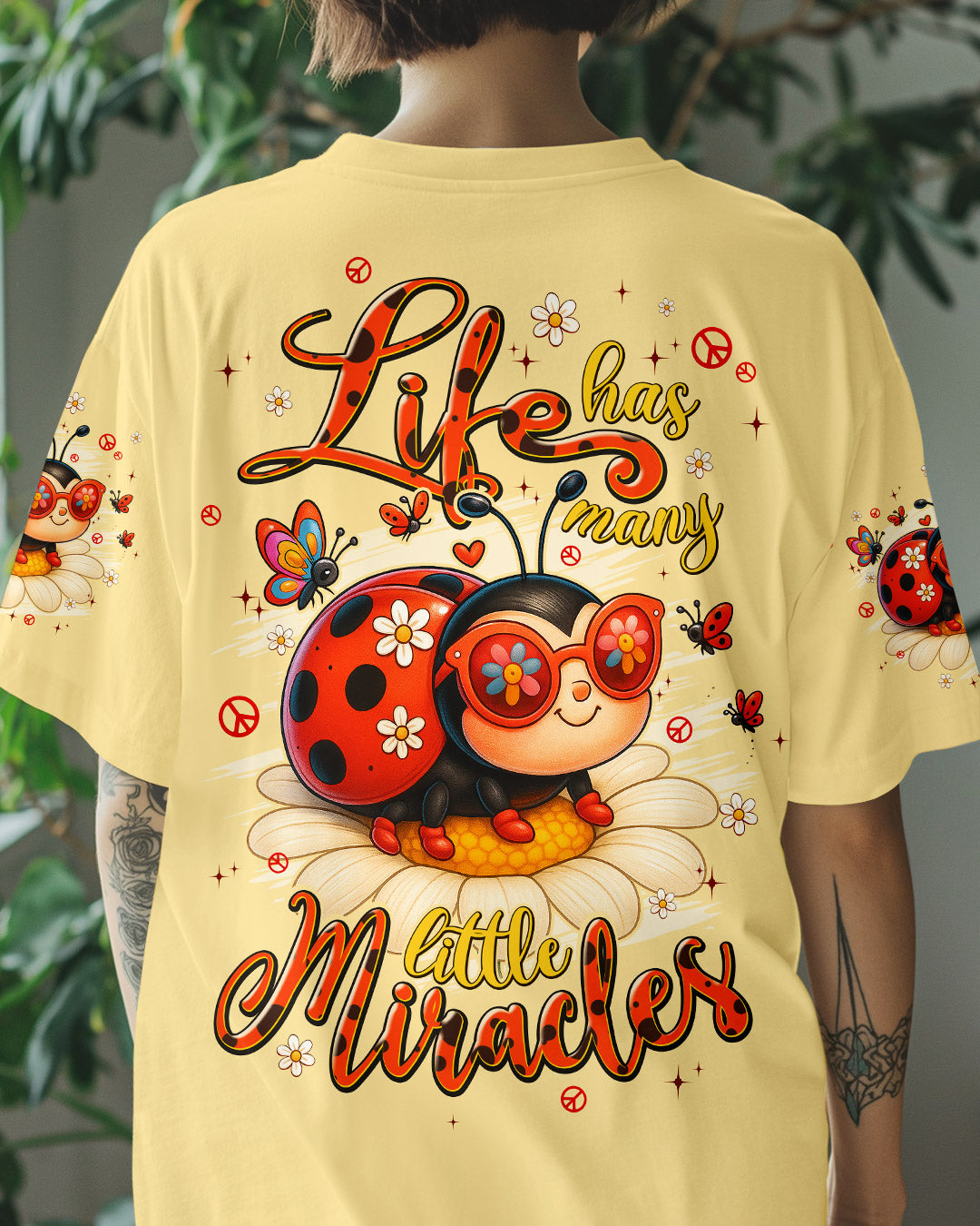LIFE HAS MANY LITTLE MIRACLES LADYBUG ALL OVER PRINT - TYPQ2806251