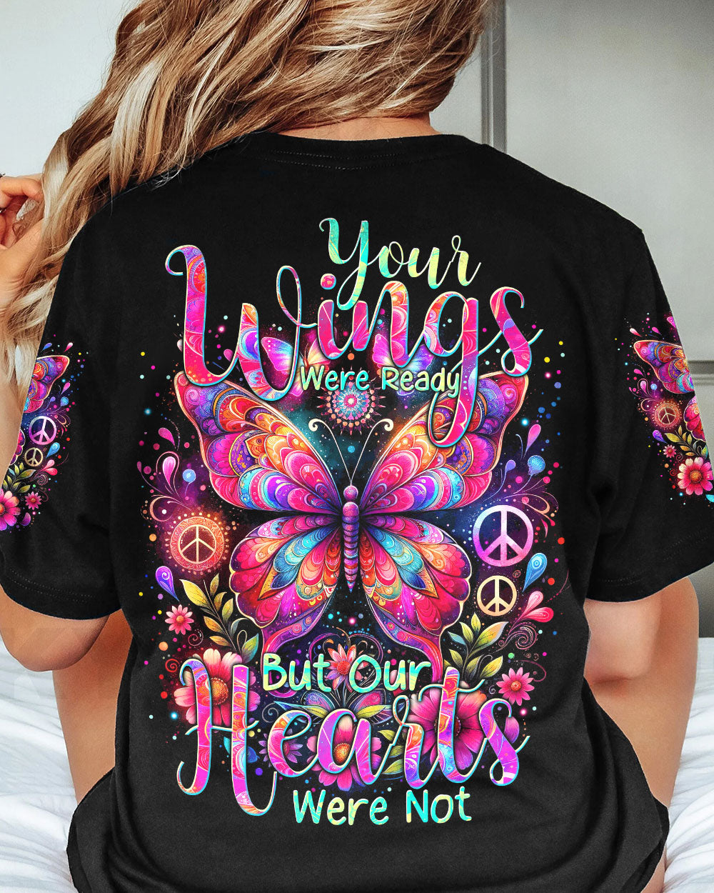 YOUR WINGS WERE READY BUTTERFLY ALL OVER PRINT - TYTM1512231