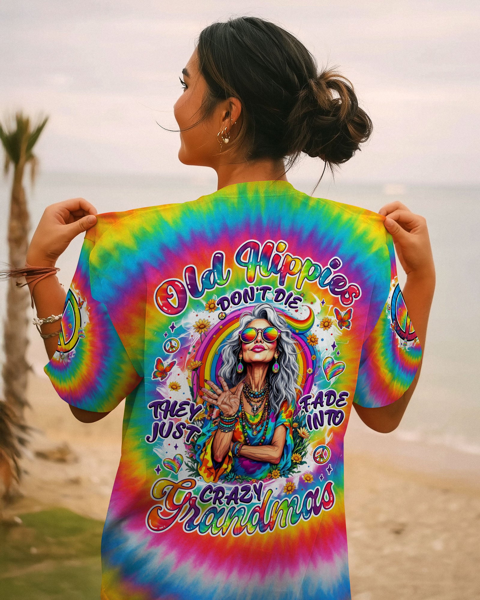 OLD HIPPIE TIE DYE ALL OVER PRINT - TYTM0306252