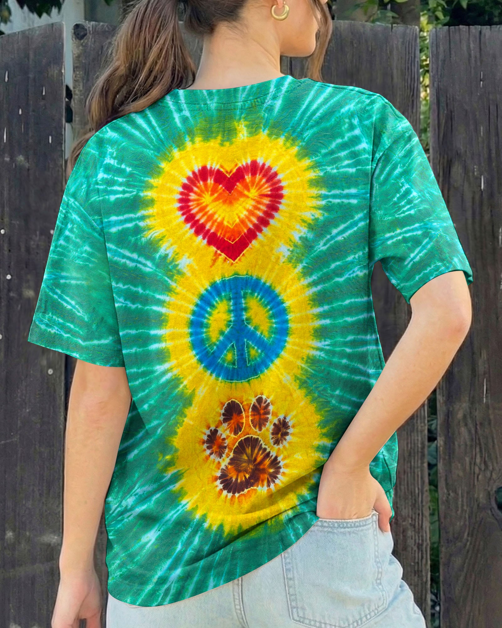 PEACE LOVE PAW ALL OVER PRINT - TYLN2204261