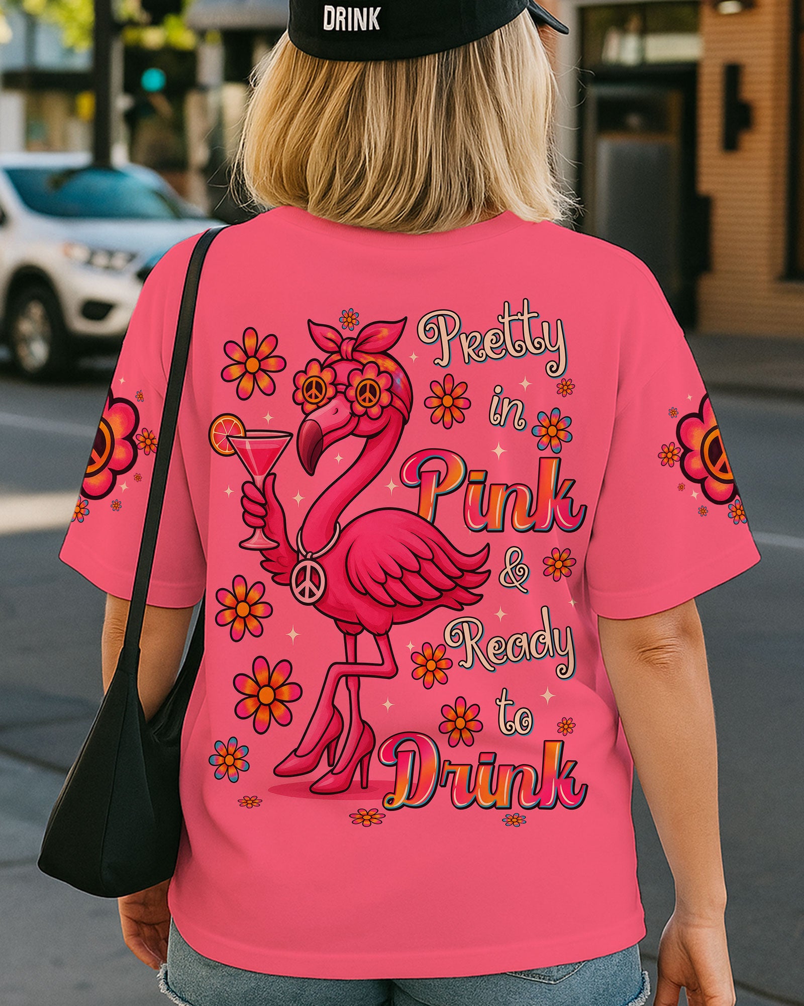 PRETTY IN PINK FLAMINGO ALL OVER PRINT - TYTM2205254
