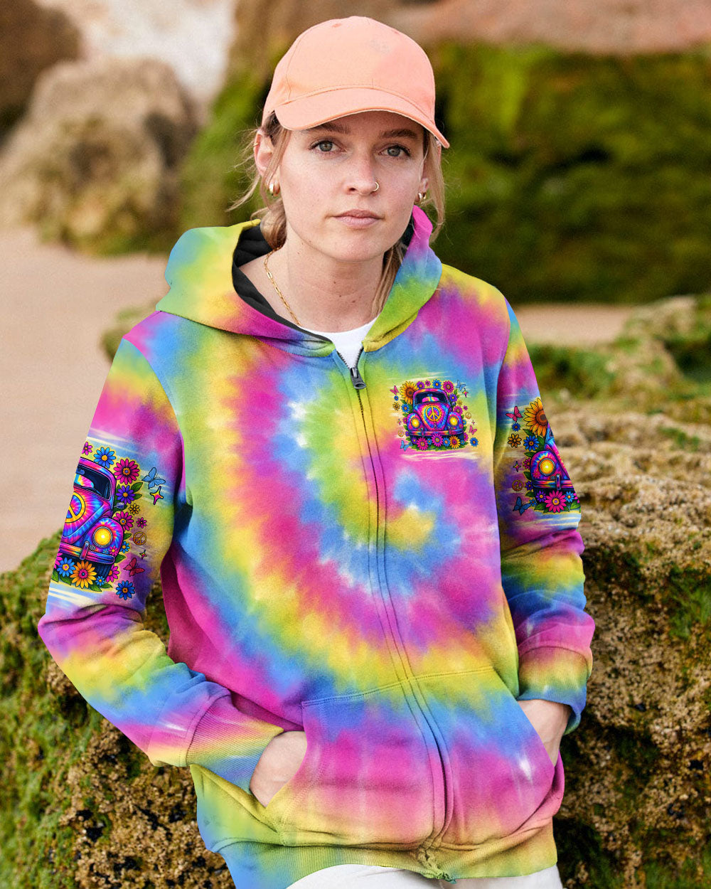 RUNNING AGAINST THE WIND TIE DYE ALL OVER PRINT - TYTM3006251