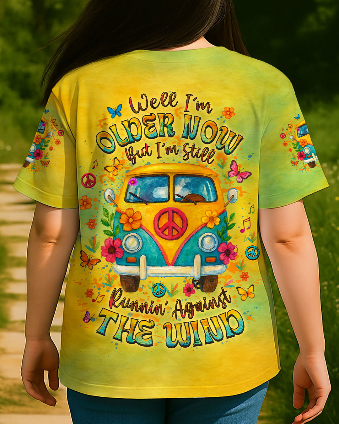 RUNNING AGAINST THE WIND TIE DYE ALL OVER PRINT - YHLT1906252