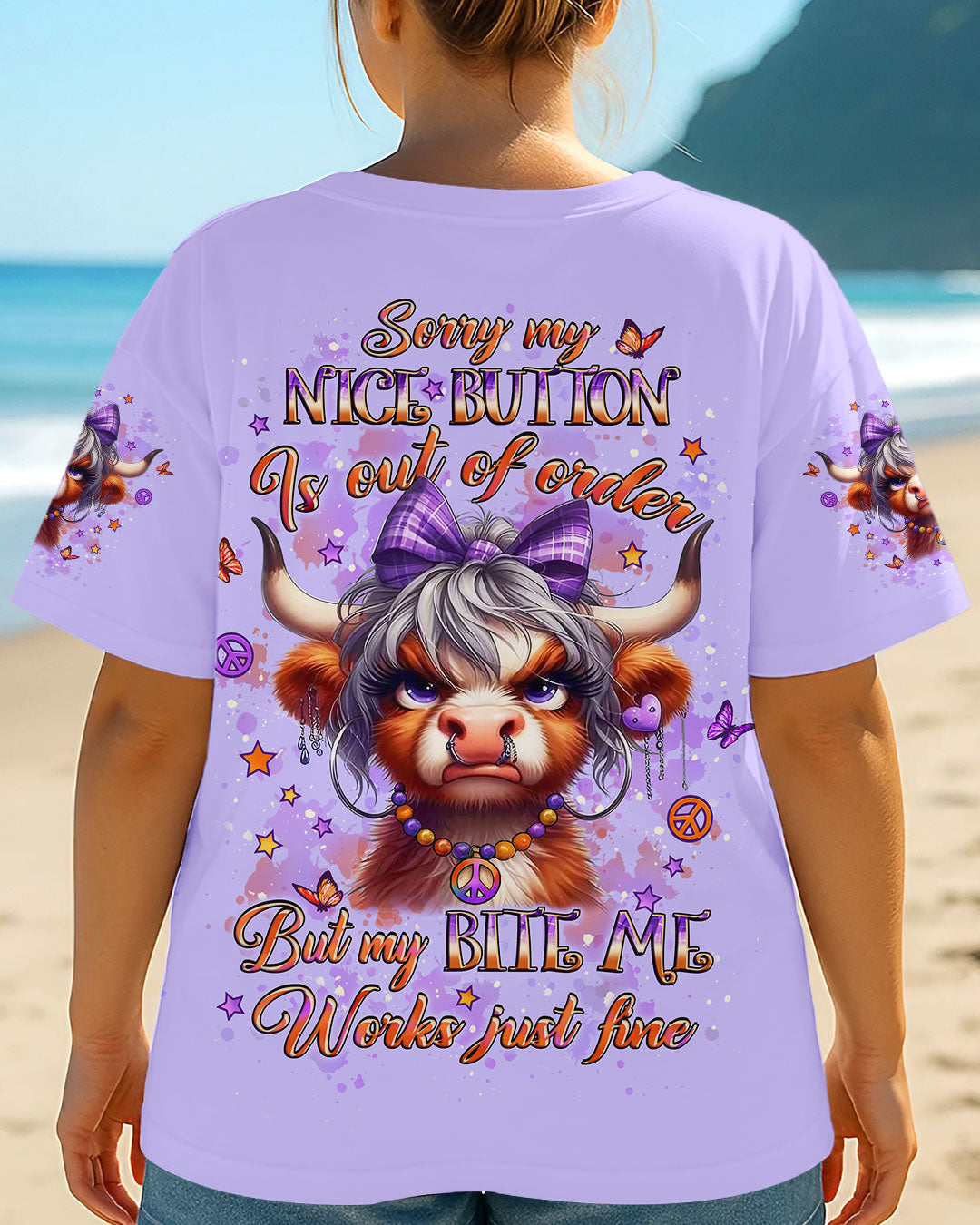 SORRY MY NICE BUTTON IS OUT OF ORDER ALL OVER PRINT - YHLT2907254