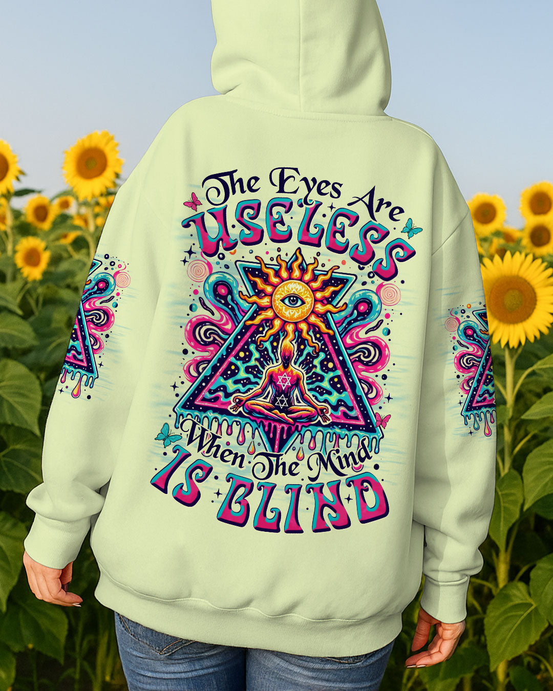 THE EYES ARE USELESS WHEN THE MIND IS BLIND ALL OVER PRINT - TYTM2706251