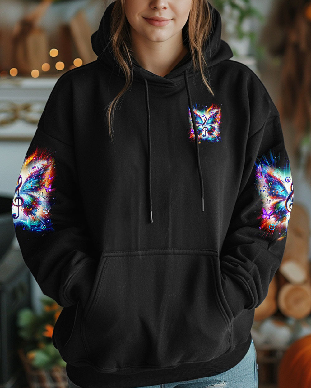 WHISPER WORDS OF WISDOM LET IT BE BUTTERFLY ALL OVER PRINT - TLNZ3103253