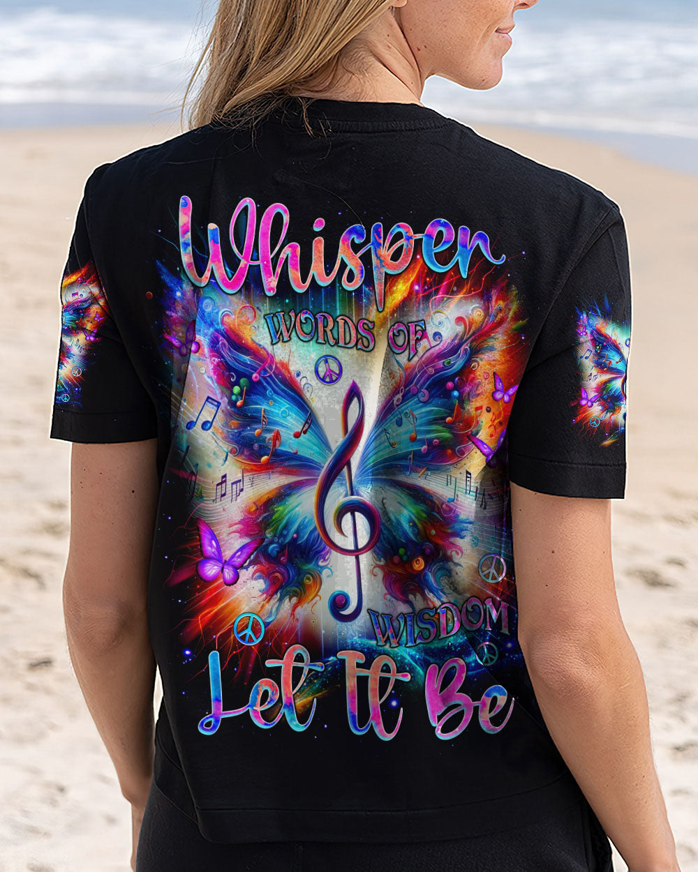 WHISPER WORDS OF WISDOM LET IT BE BUTTERFLY ALL OVER PRINT - TLNZ3103253