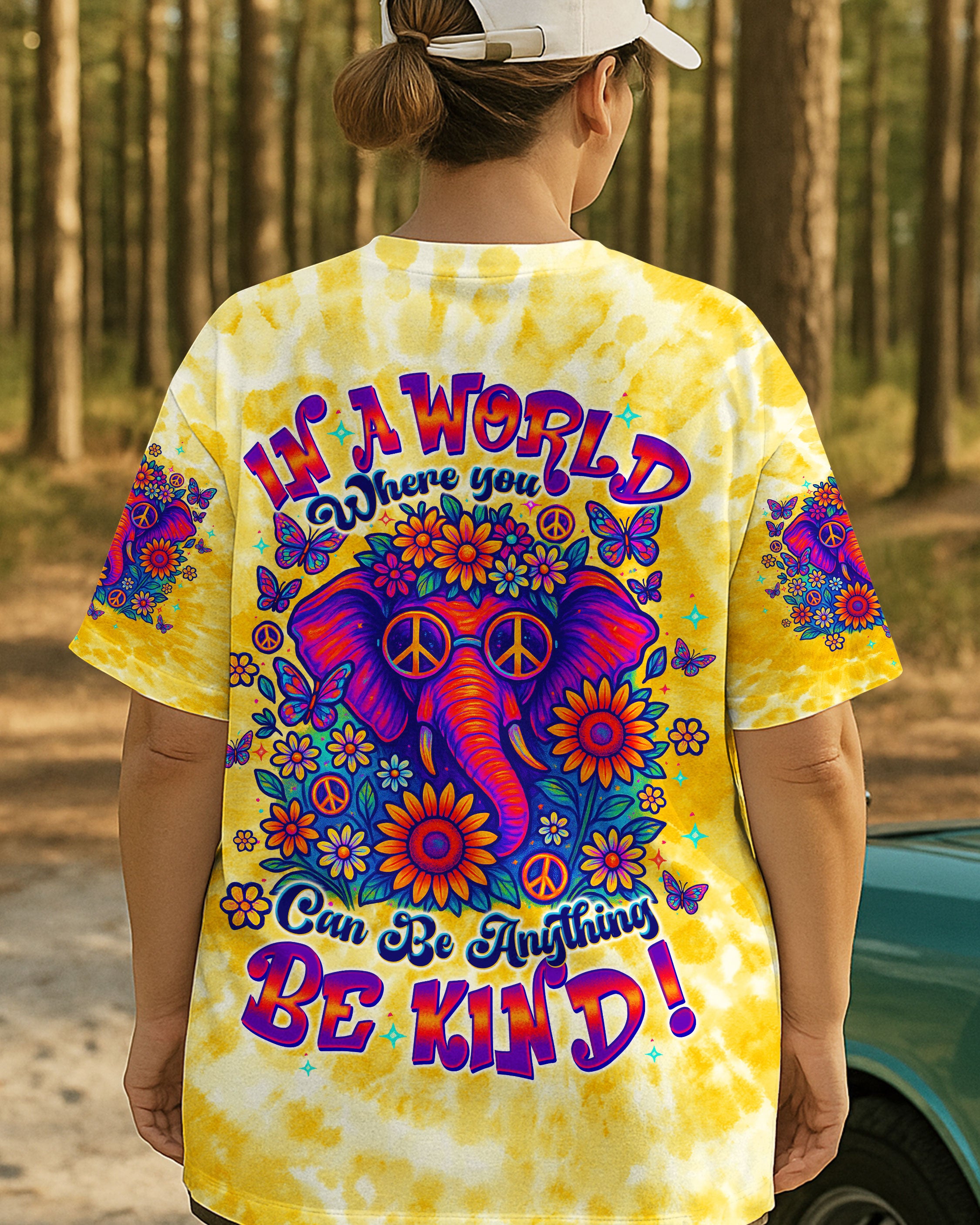 BE KIND ELEPHANT ALL OVER PRINT - TLTW0206254