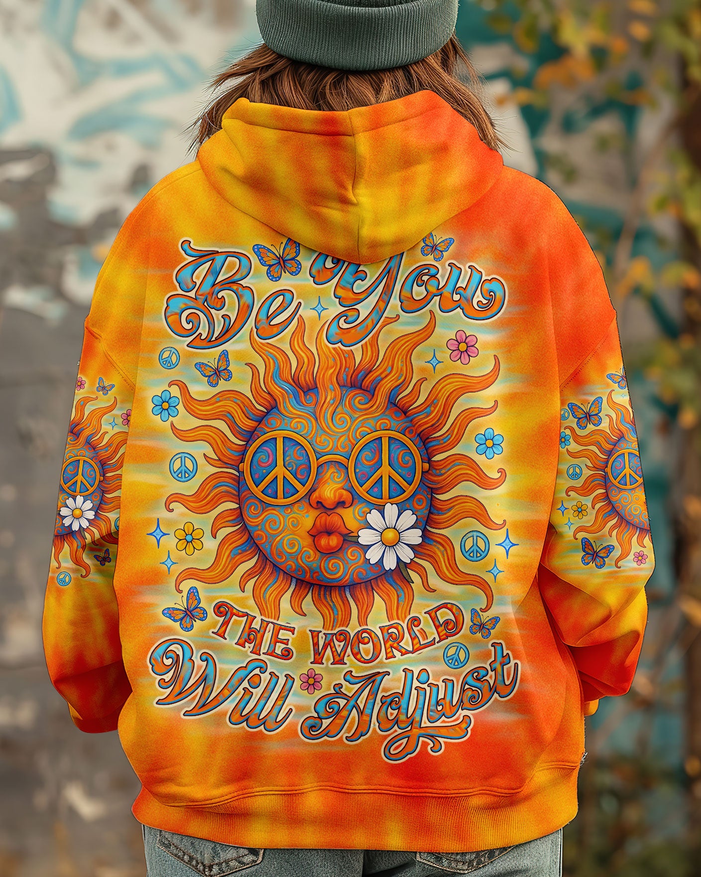BE YOU THE WORLD WILL ADJUST SUN ALL OVER PRINT - TLNO0606253