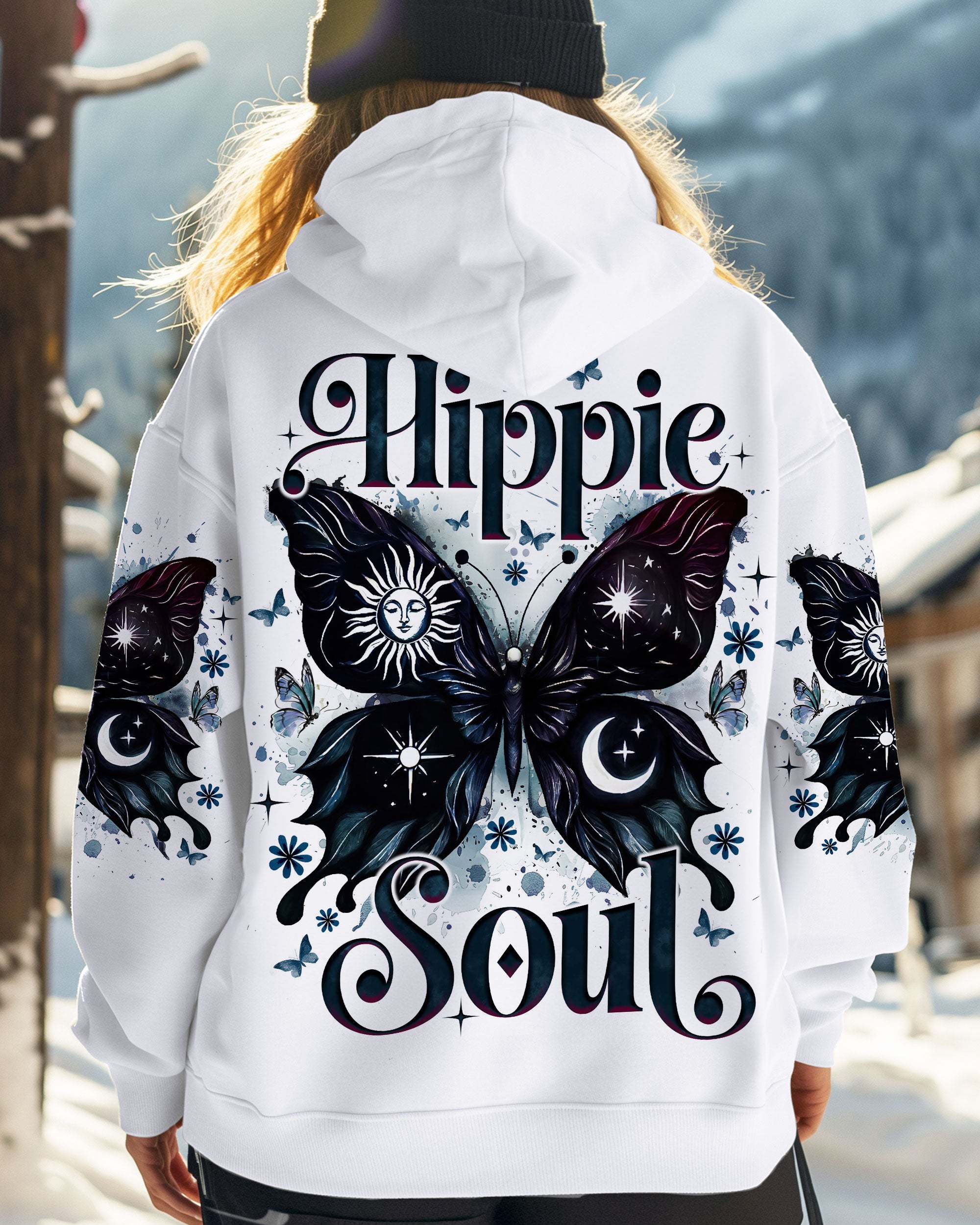 HIPPIE SOUL BUTTERFLY ALL OVER PRINT - TLNO0212241