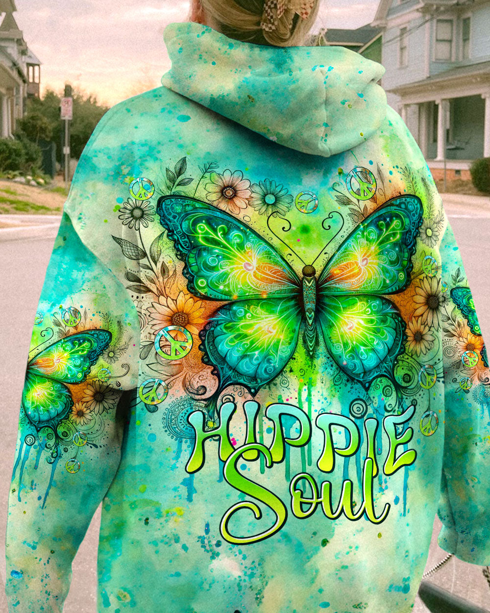 HIPPIE SOUL BUTTERFLY ALL OVER PRINT - TYTM0412232